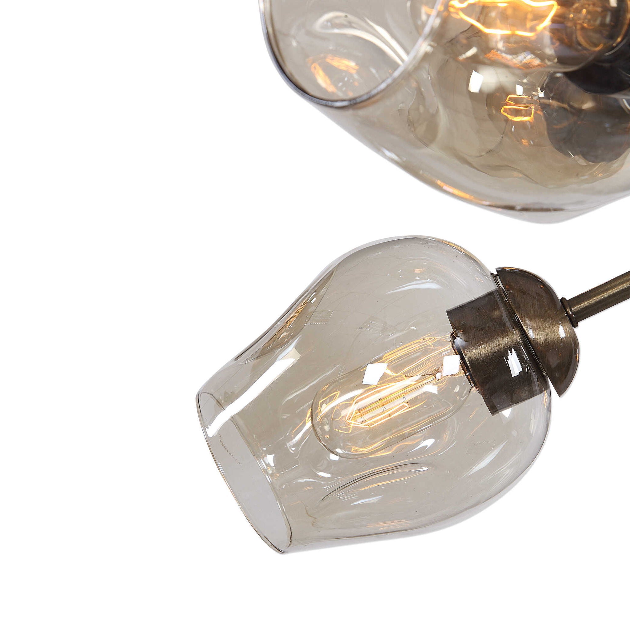 Chet - 12 Light Sputnik Chandelier - Light Brown - Image 3