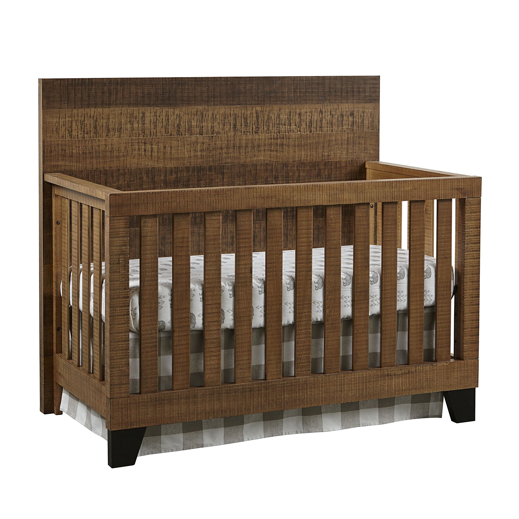 Urban Rustic – Convertible Crib – Brushed Wheat