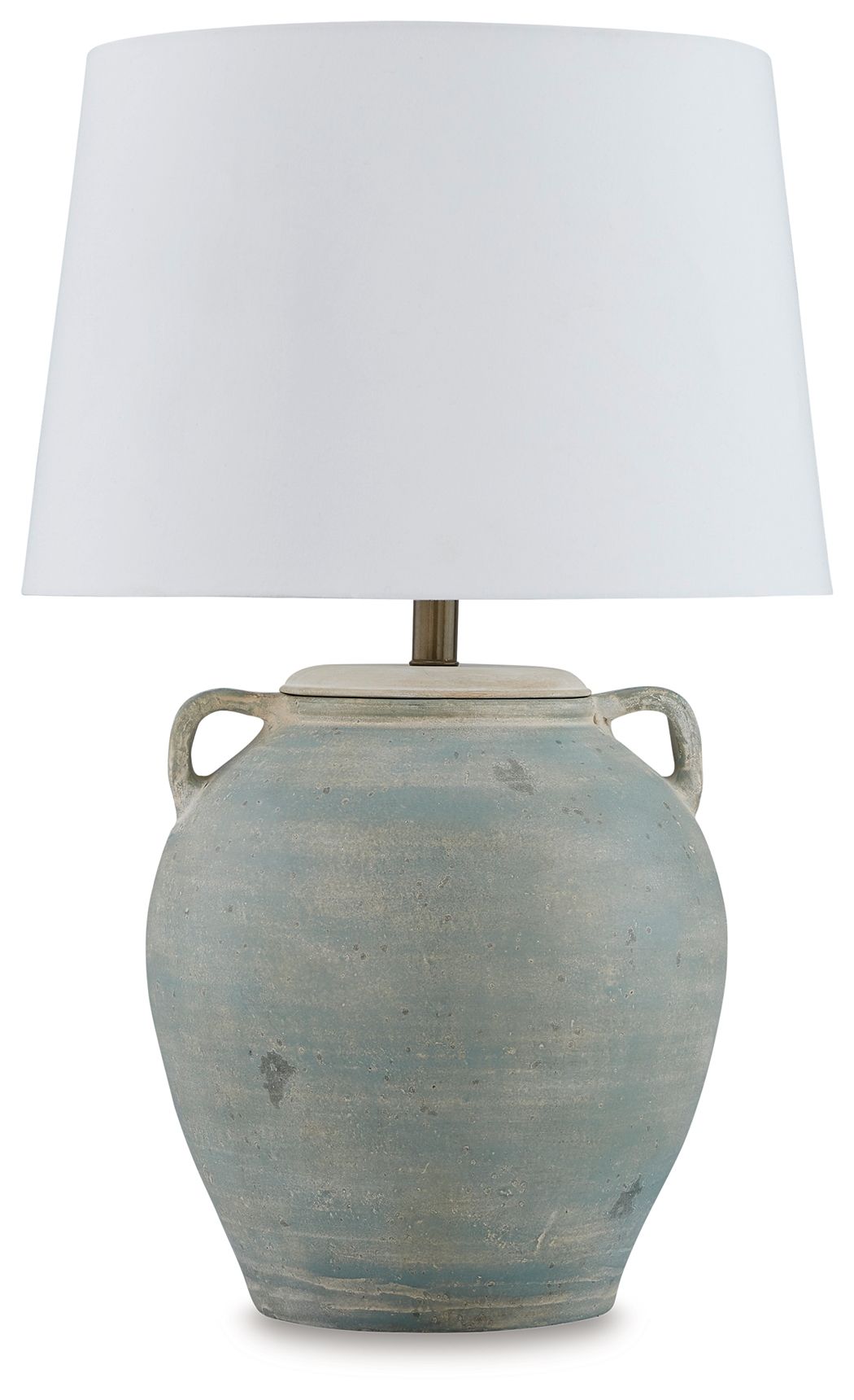 Shawburg - Terracotta Table Lamp - Antique Green - Image 1