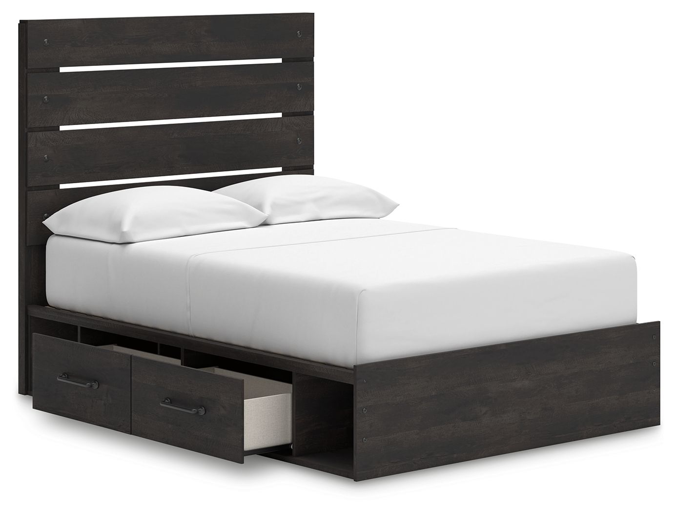 Hollivern - Panel Bed With Storage - Image 3