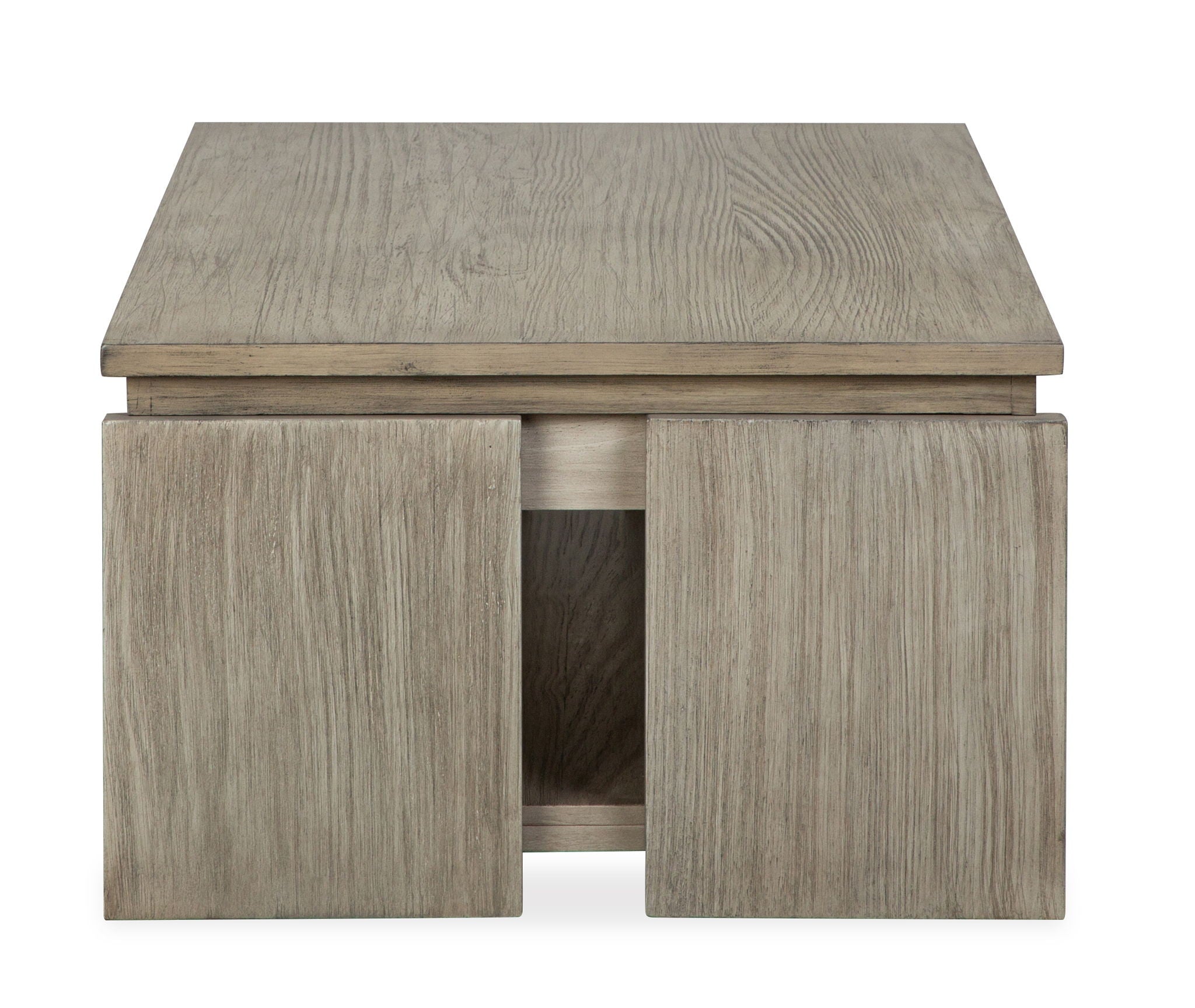 Conrad - Rectangular Lift Top Storage Cocktail Table With Casters - Stone Harbor Gray - Image 2