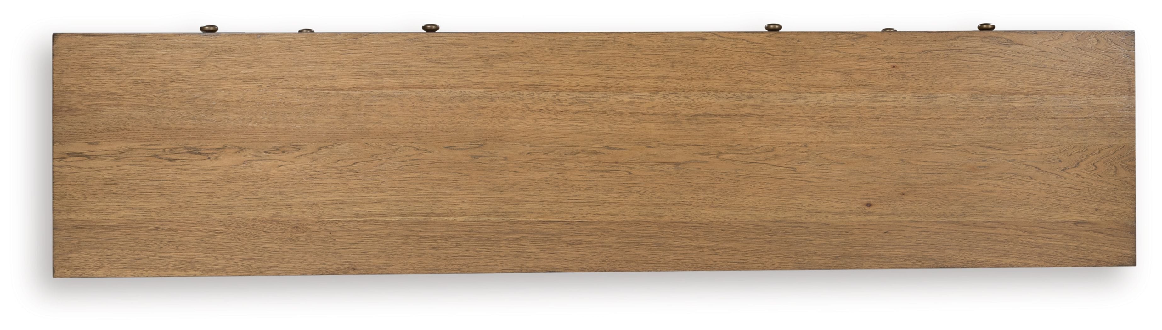 Sharlance - XL TV Stand With Fireplace Option - Light Brown - Image 2