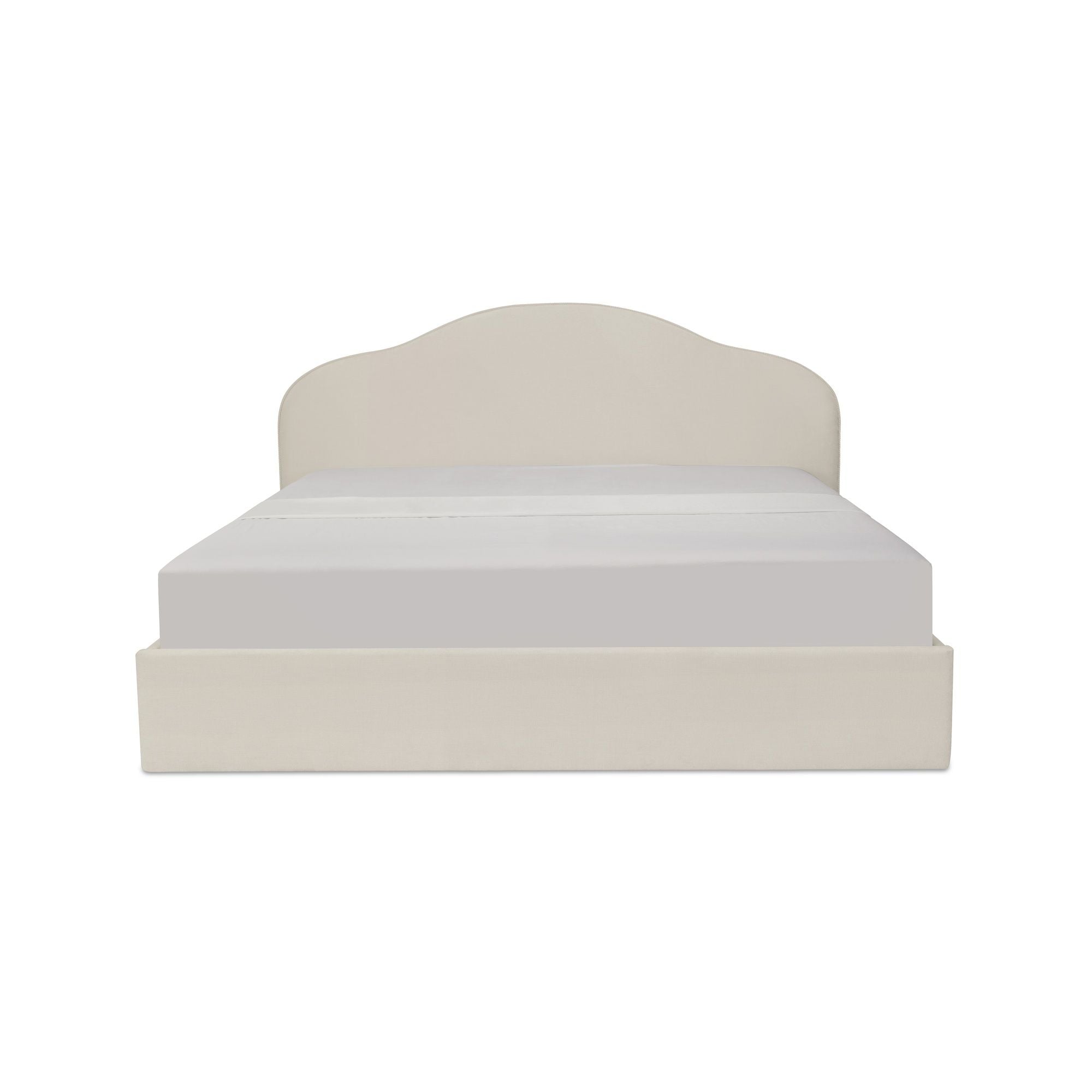 Maggie - Queen Storage Bed - Cream - Image 1