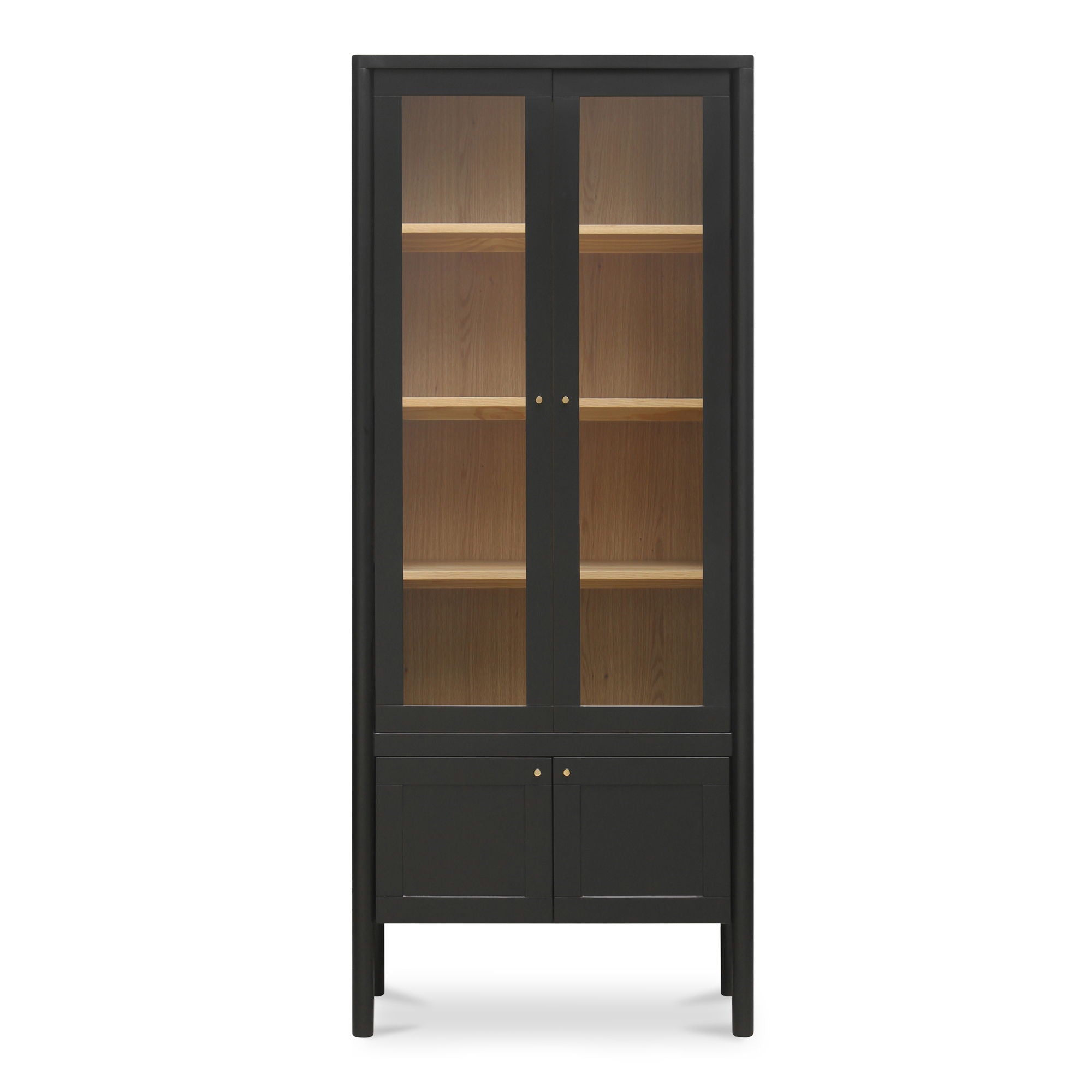 Hannah – Tall Display Cabinet – Black