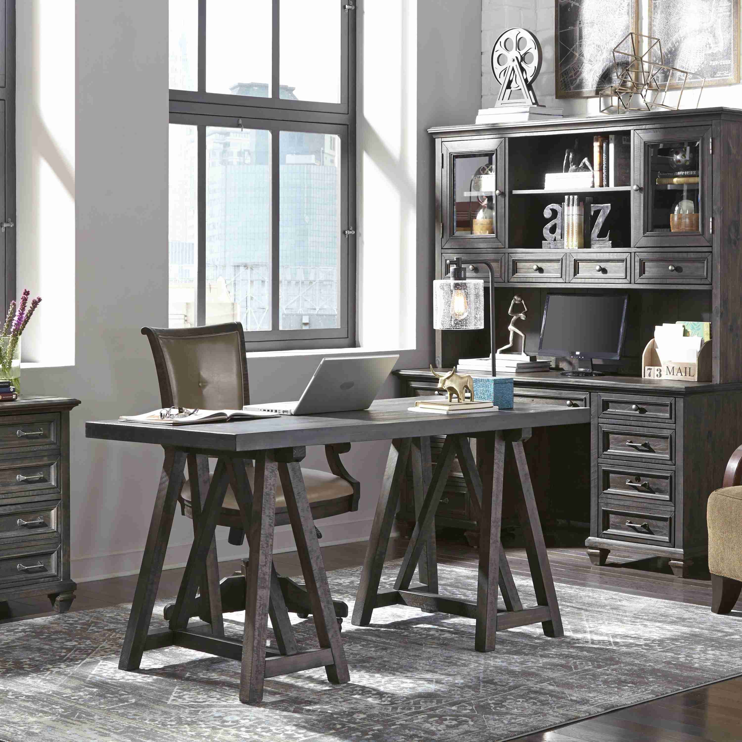 Sutton Place - Desk - Weathered Charcoal - Image 3
