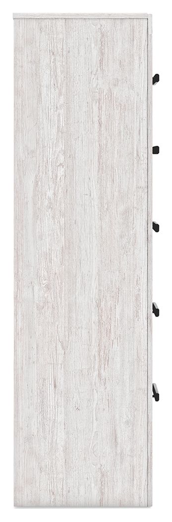 Cayboni - Five Drawer Chest - Whitewash - Image 3