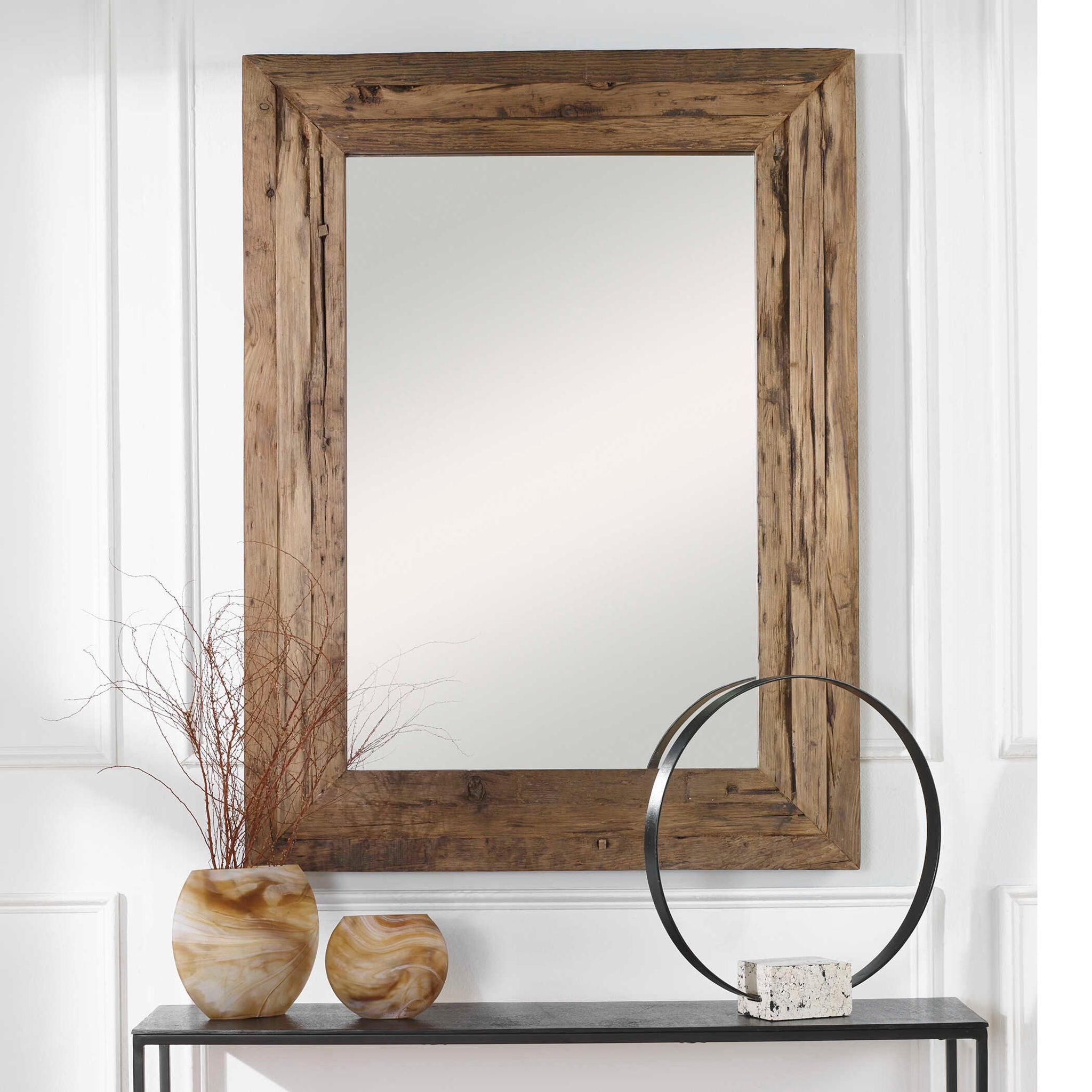 Rennick - Wood Mirror - Dark Brown - Image 2
