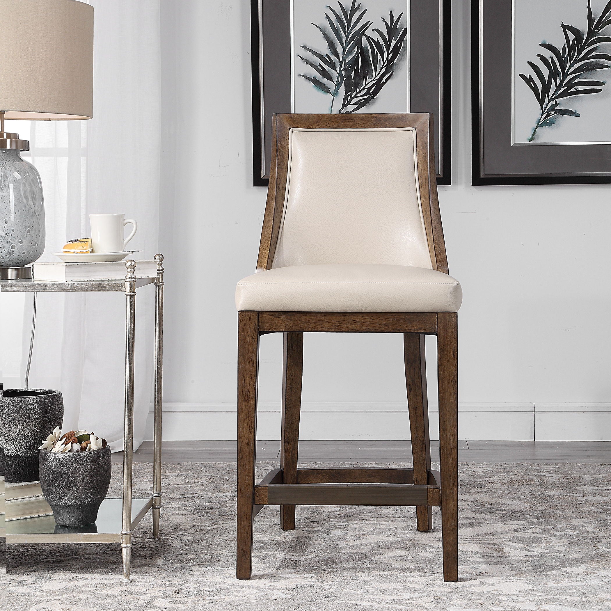 Purcell - Counter Stool - Beige - Image 3