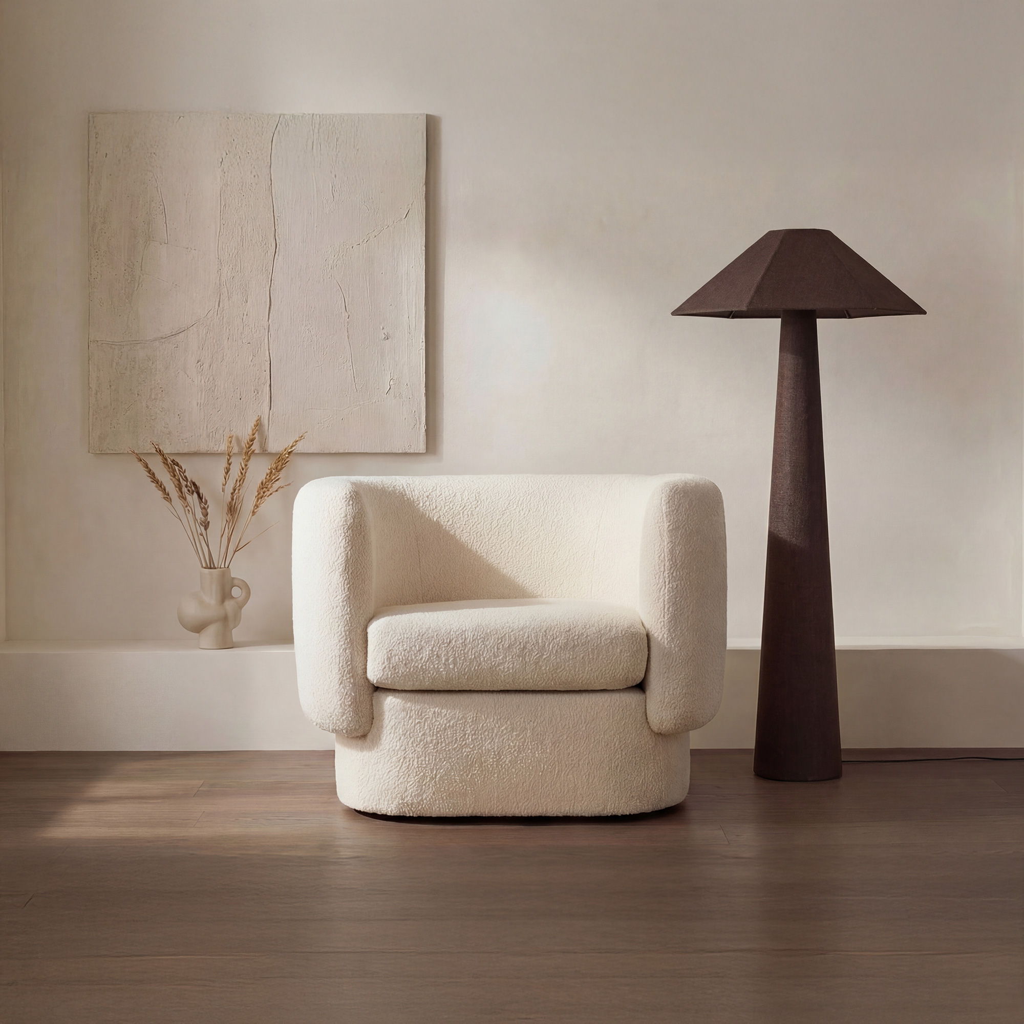 Gigi - Floor Lamp - Dark Brown - Image 2
