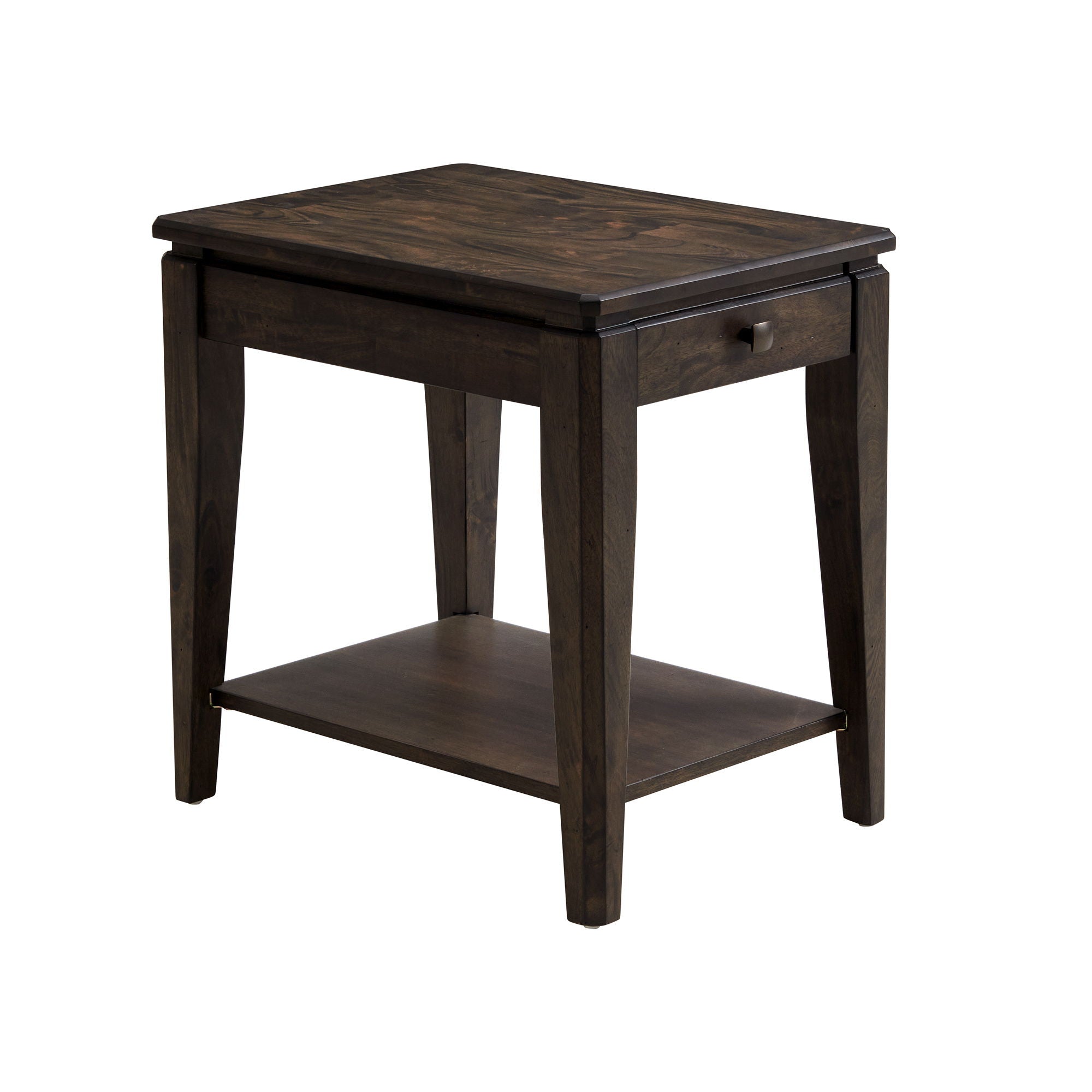 Kauai – Chairside Table – Brushed Mango Wood