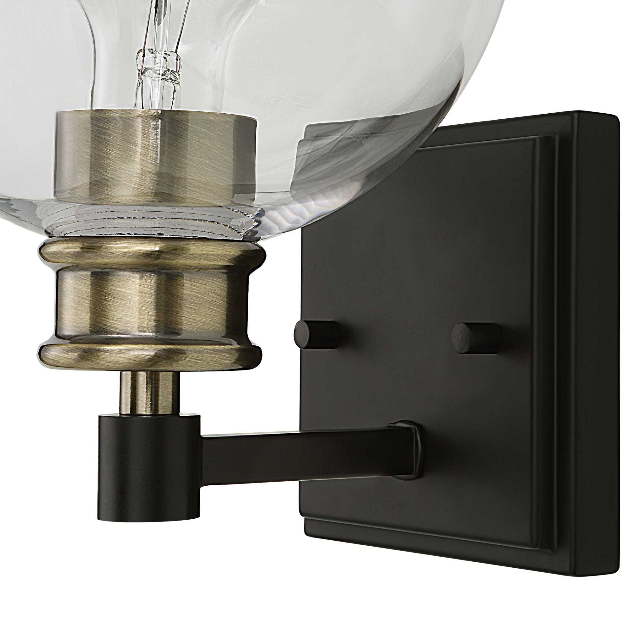 Kent - Edison 1 Light Sconce - Black - Image 3