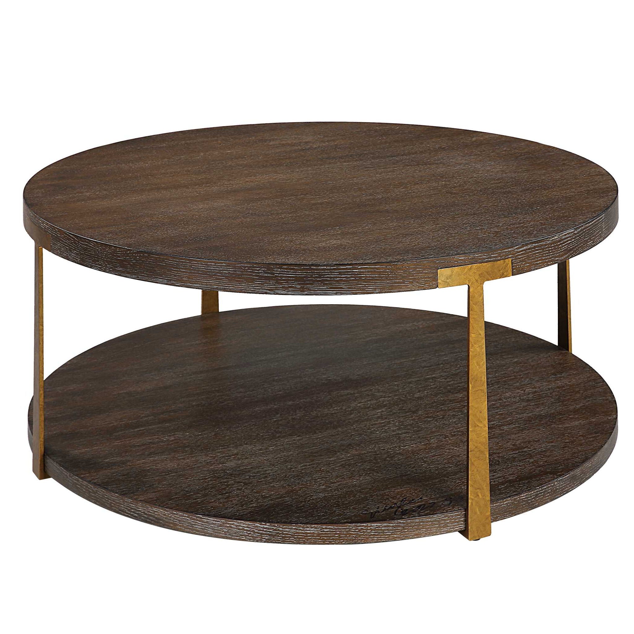 Palisade - Round Wood Coffee Table - Image 2