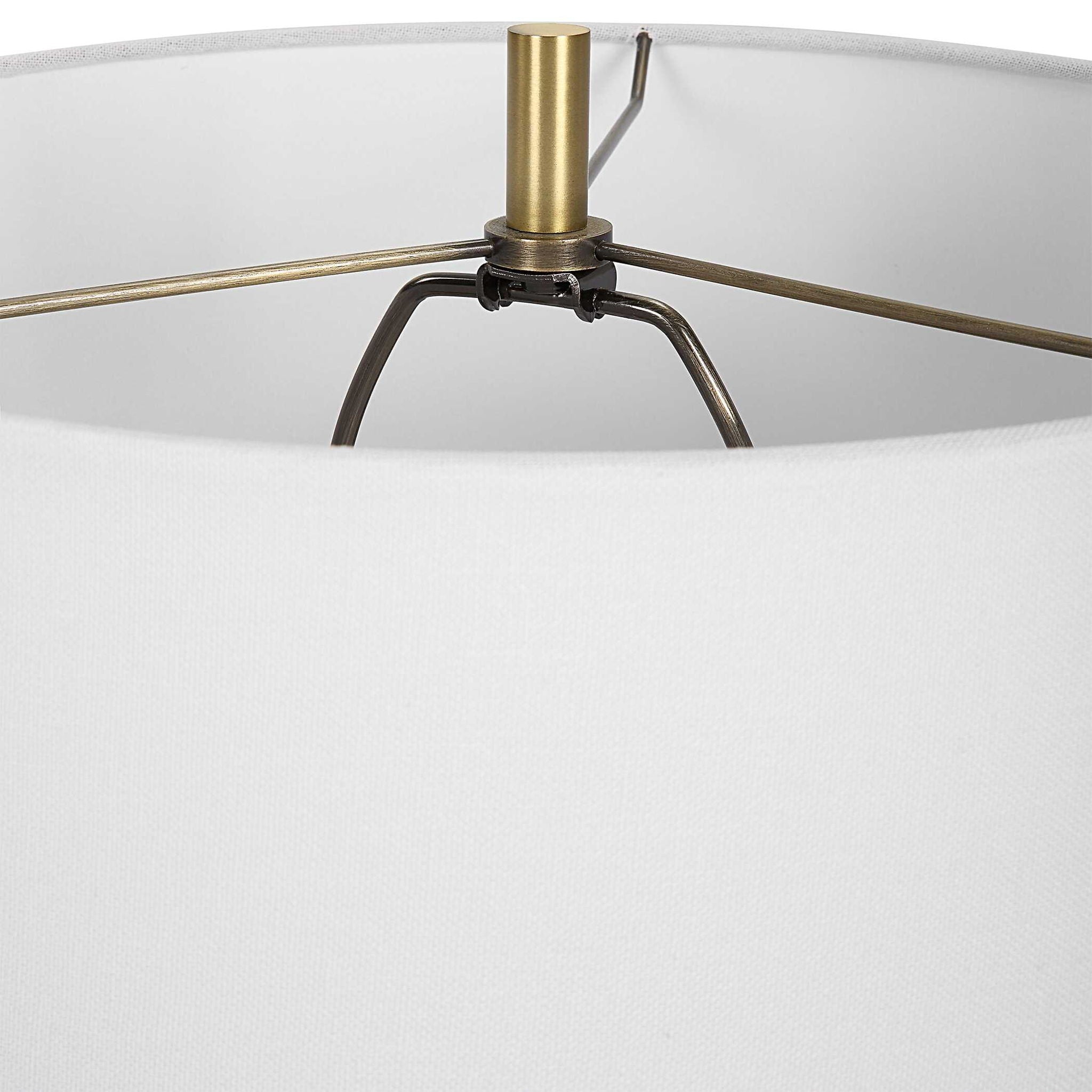 Coil - Sculpted Blue Table Lamp - Image 2