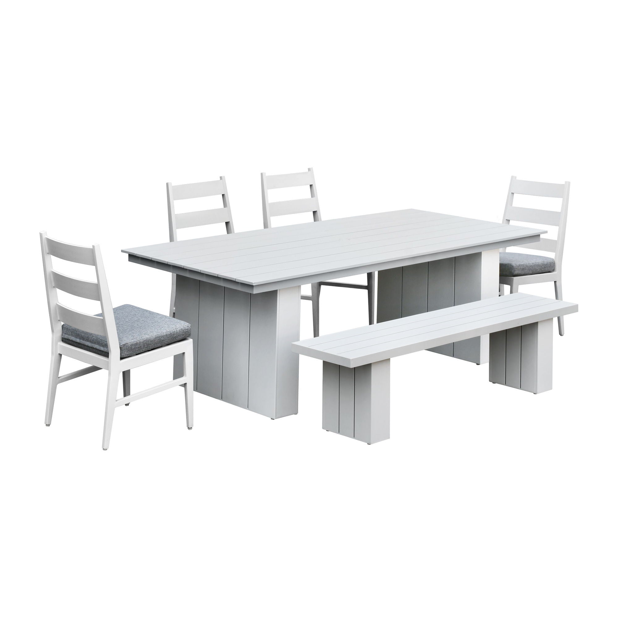 Nash - Outdoor Dining Table - Buff - Image 2
