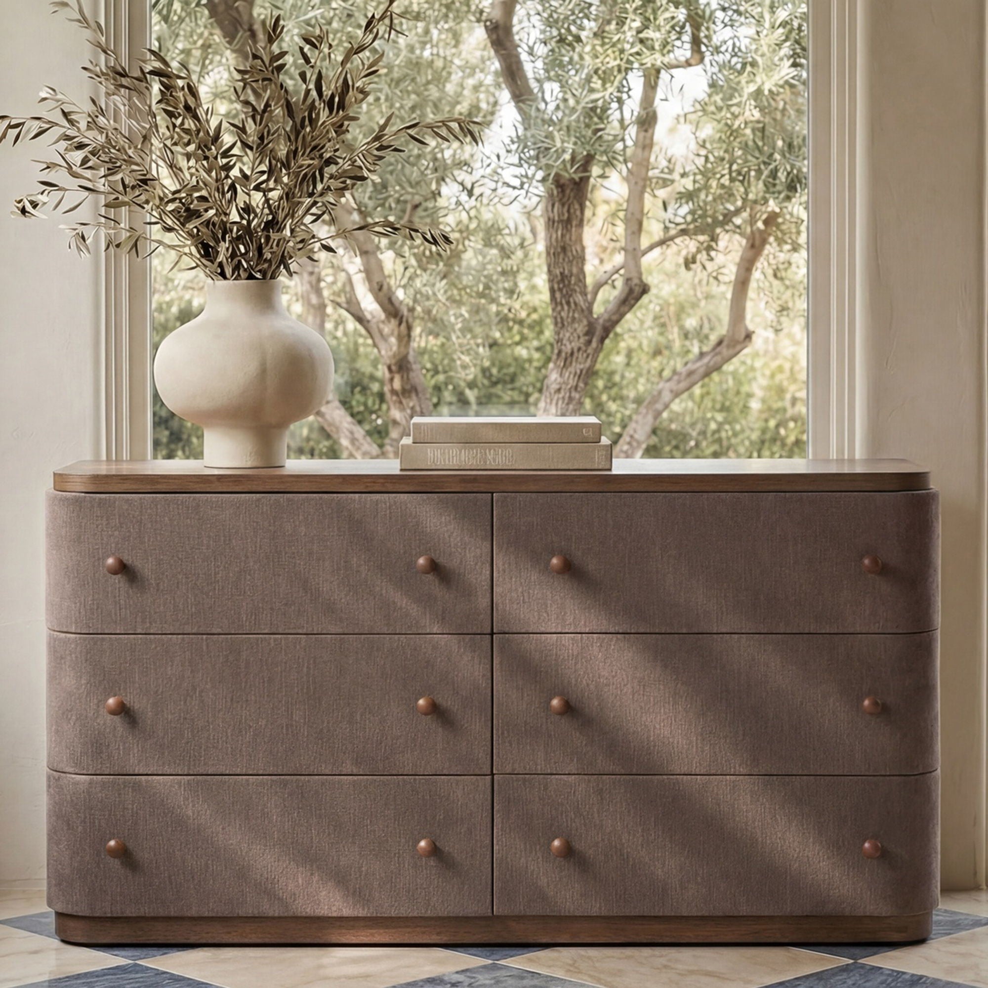 Simone – 6 Drawer Dresser – Brown