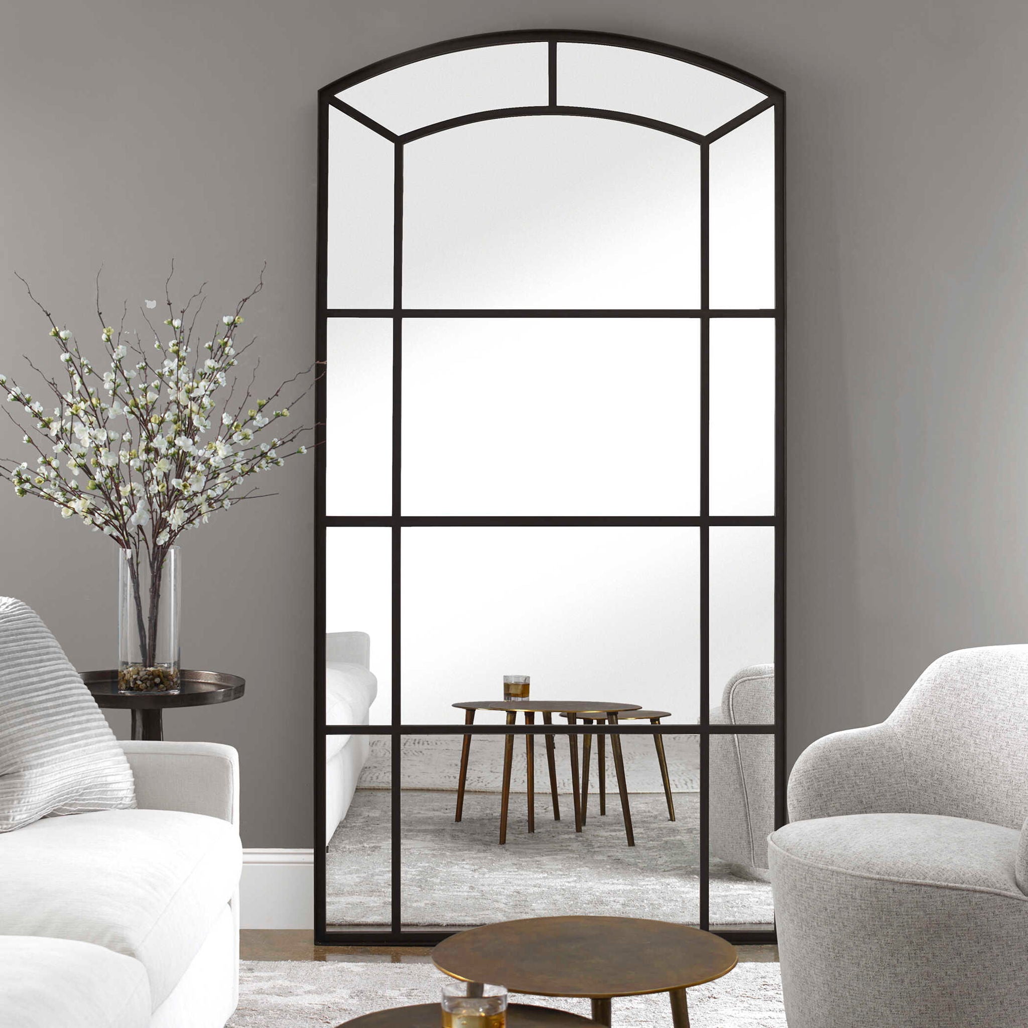 Camber - Oversized Arch Mirror - Black - Image 3