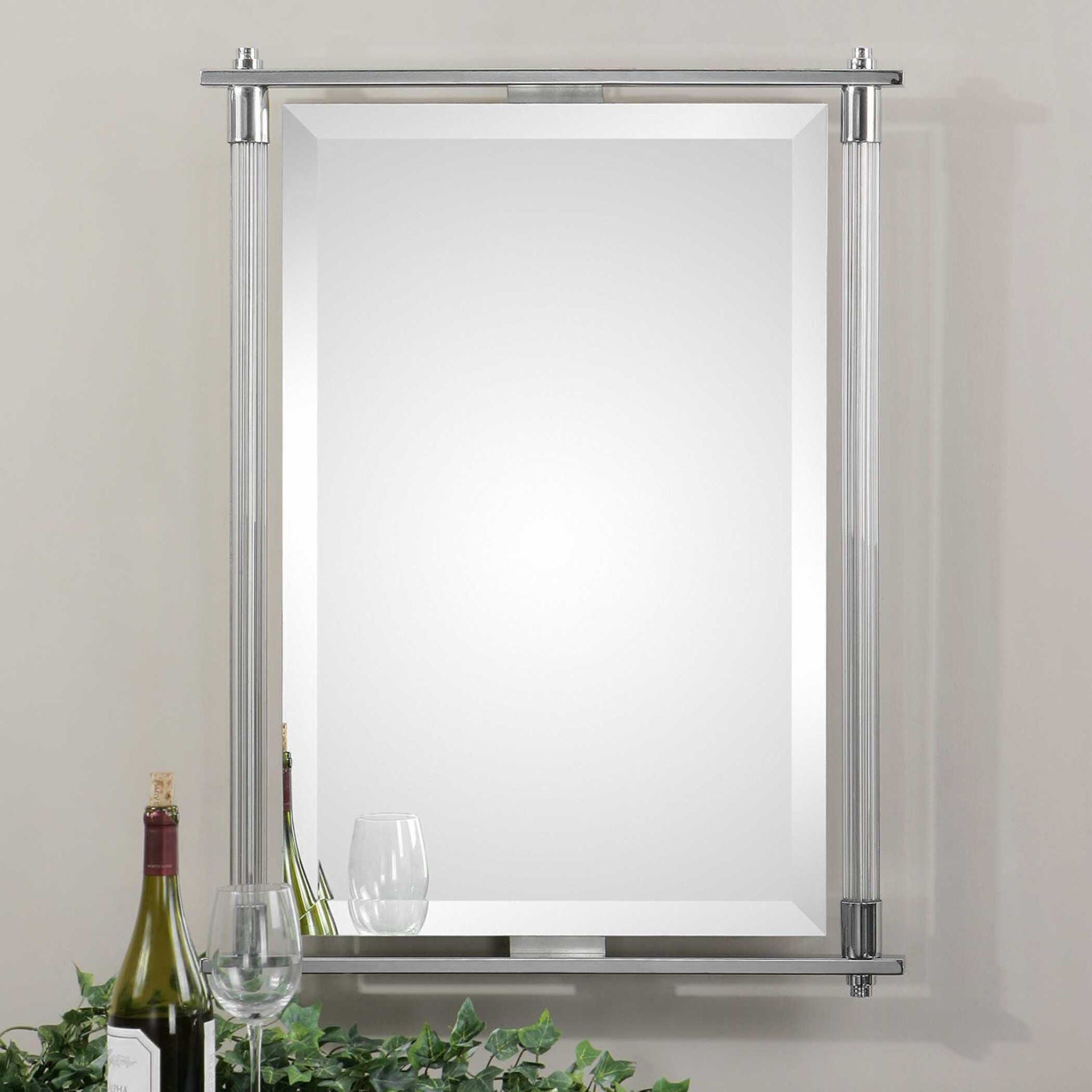 Adara - Vanity Mirror - Pearl Silver - Image 2