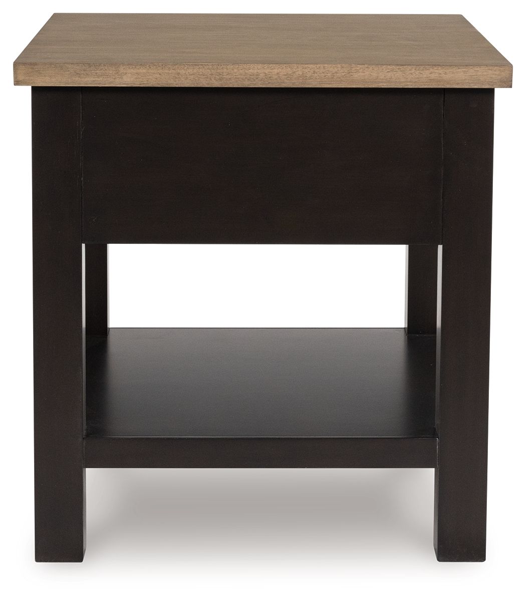 Drazmine - Rectangular End Table - Brown - Image 3