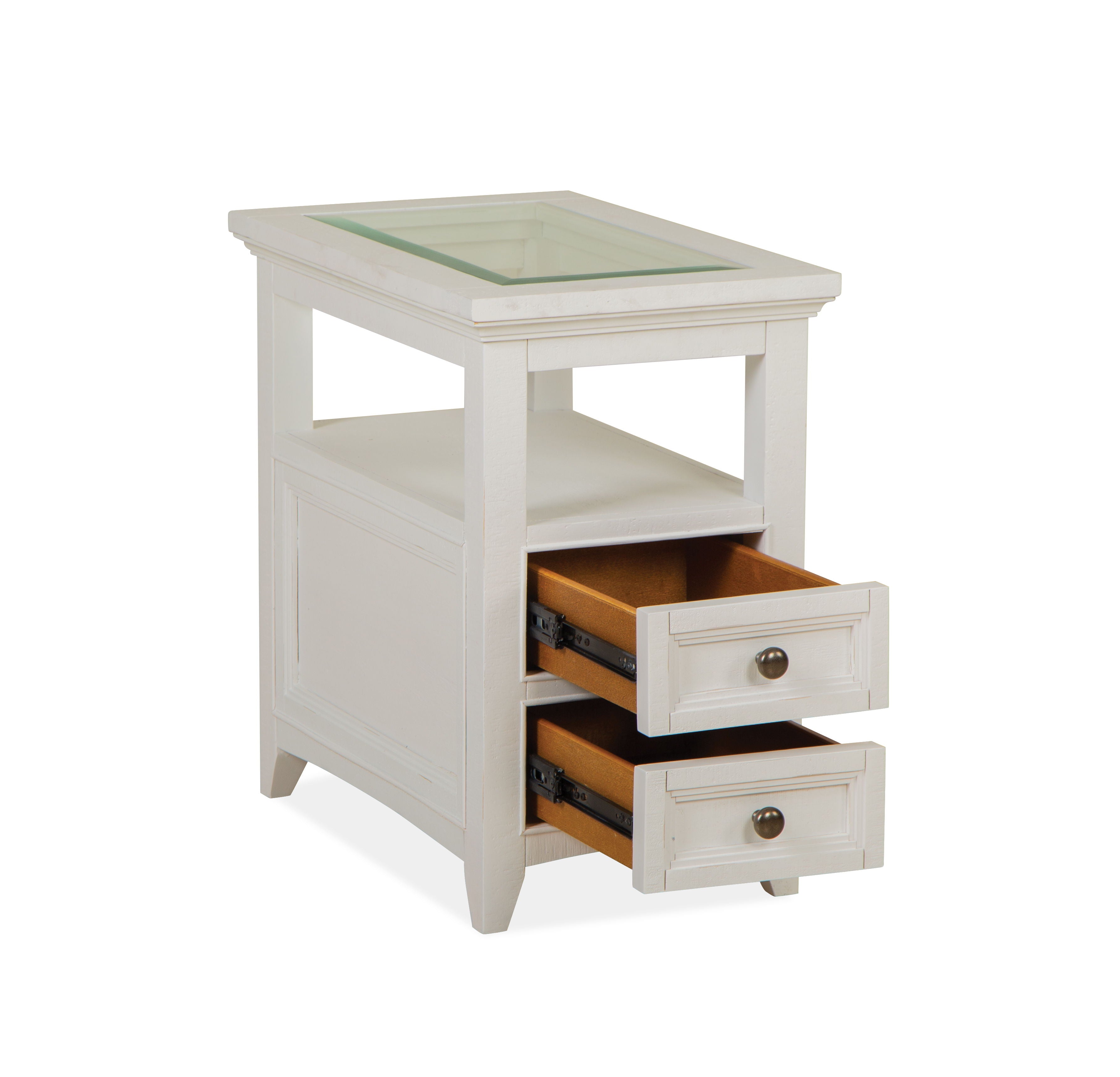 Heron Cove - Chairside End Table - Chalk White - Image 2