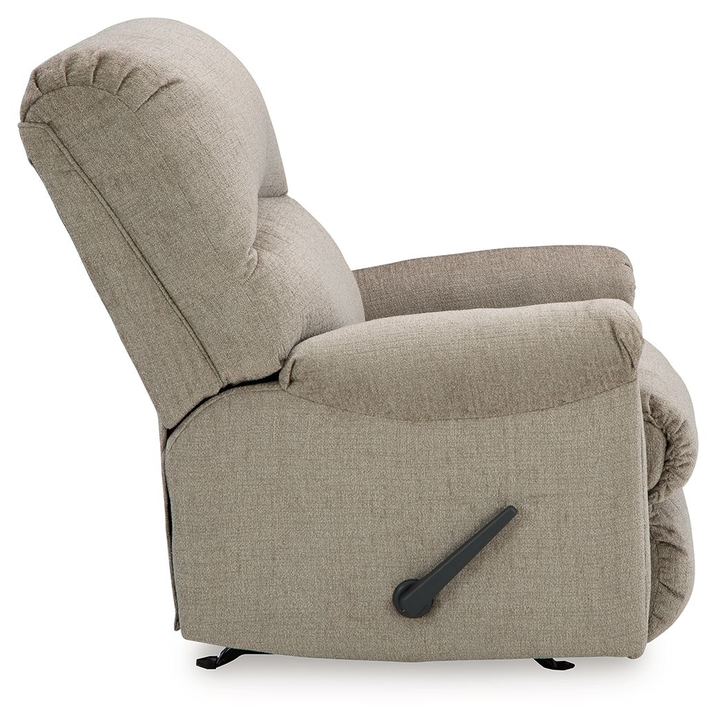 Stonemeade - Rocker Recliner - Fabric - Taupe - Image 3