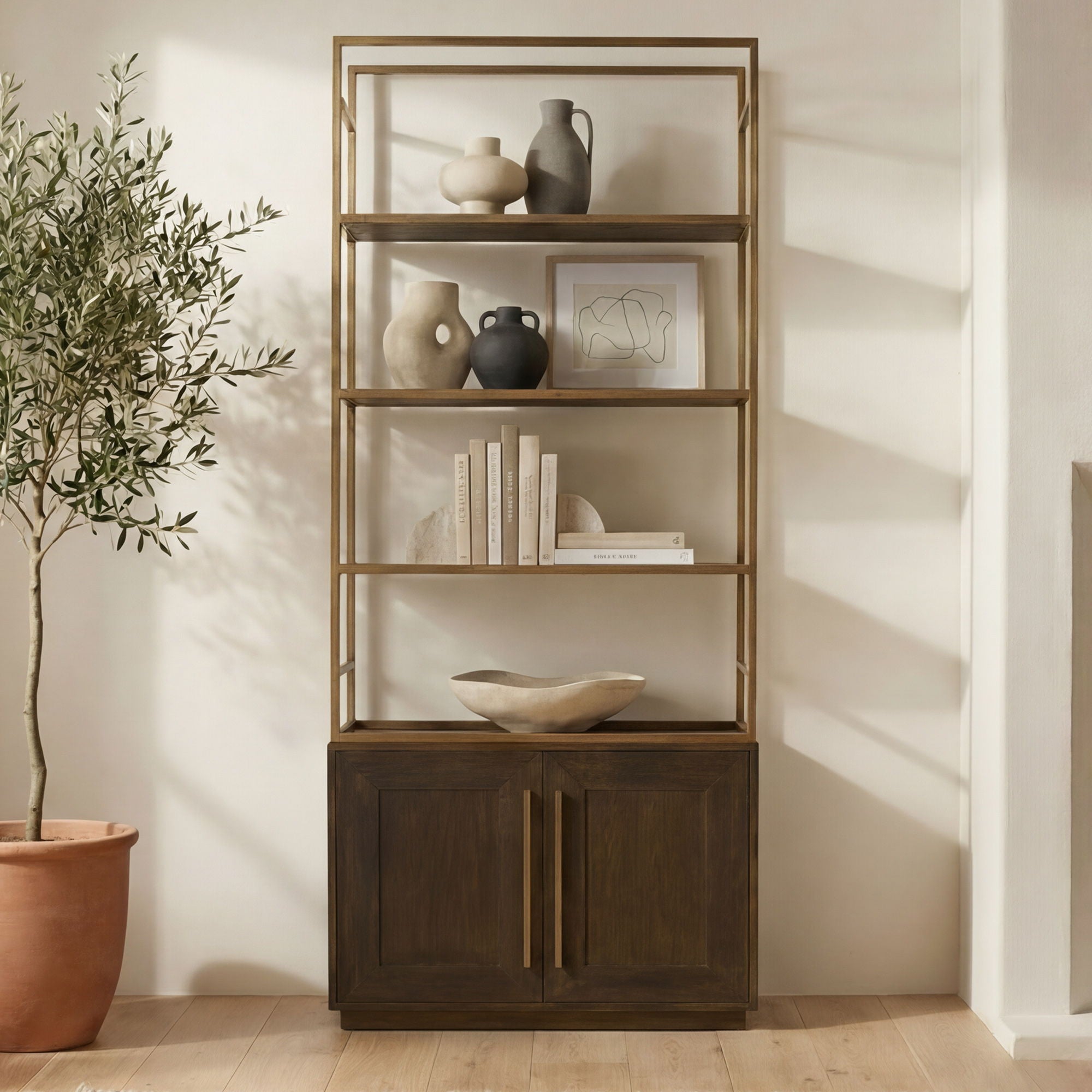 Elliot - Bookshelf - Brown Oak - Image 2