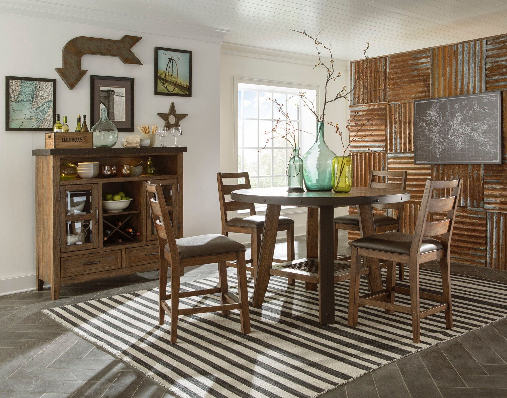 Taos - Counter Table - Canyon Brown - Image 2