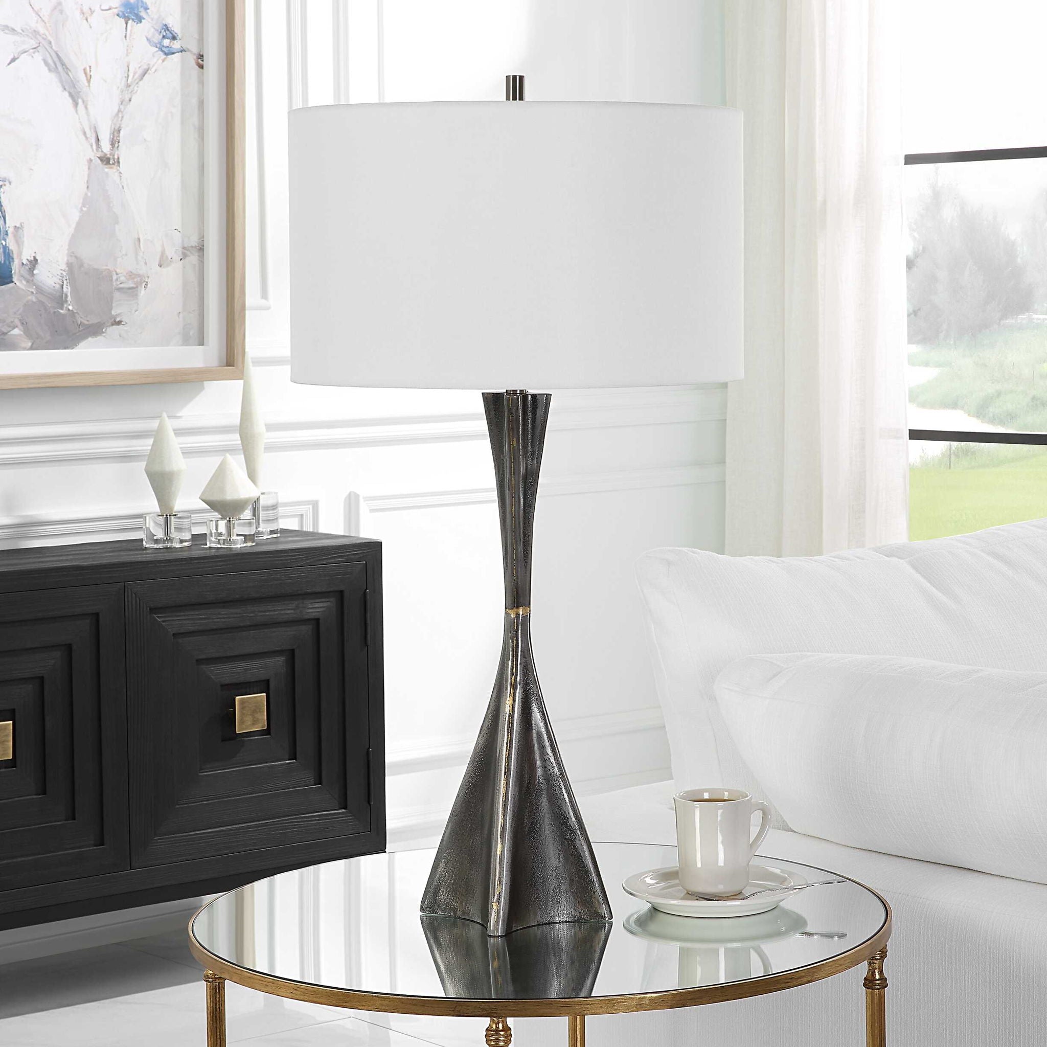 Keiron - Industrial Table Lamp - Dark Gray - Image 2