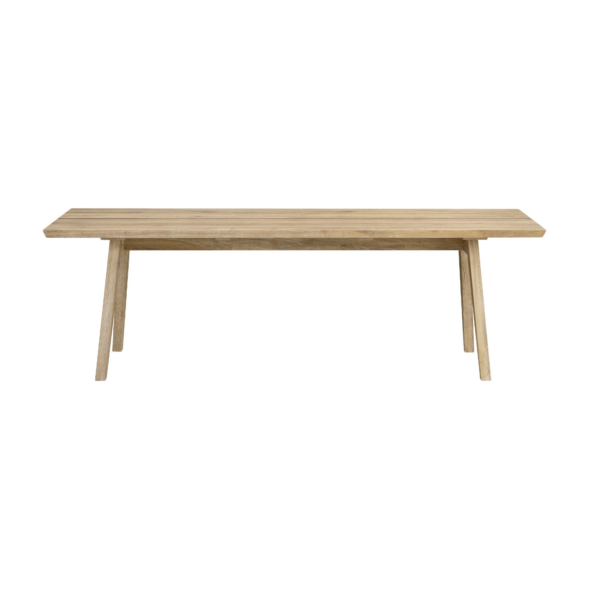 Arcadia - Fixed Top Leg Table - Antique Oak - Image 2