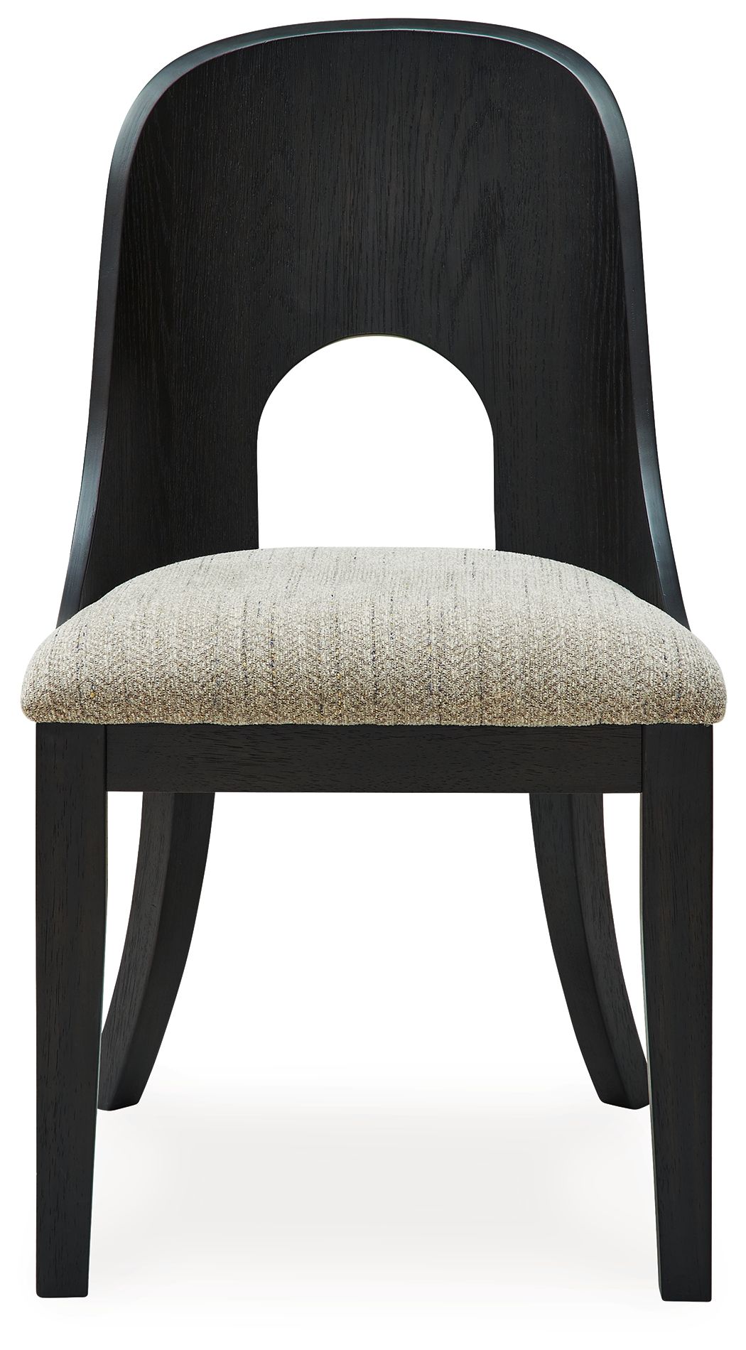 Rowanbeck - Dining Upholstered Side Chair (Set of 2) - Gray / Black - Image 3