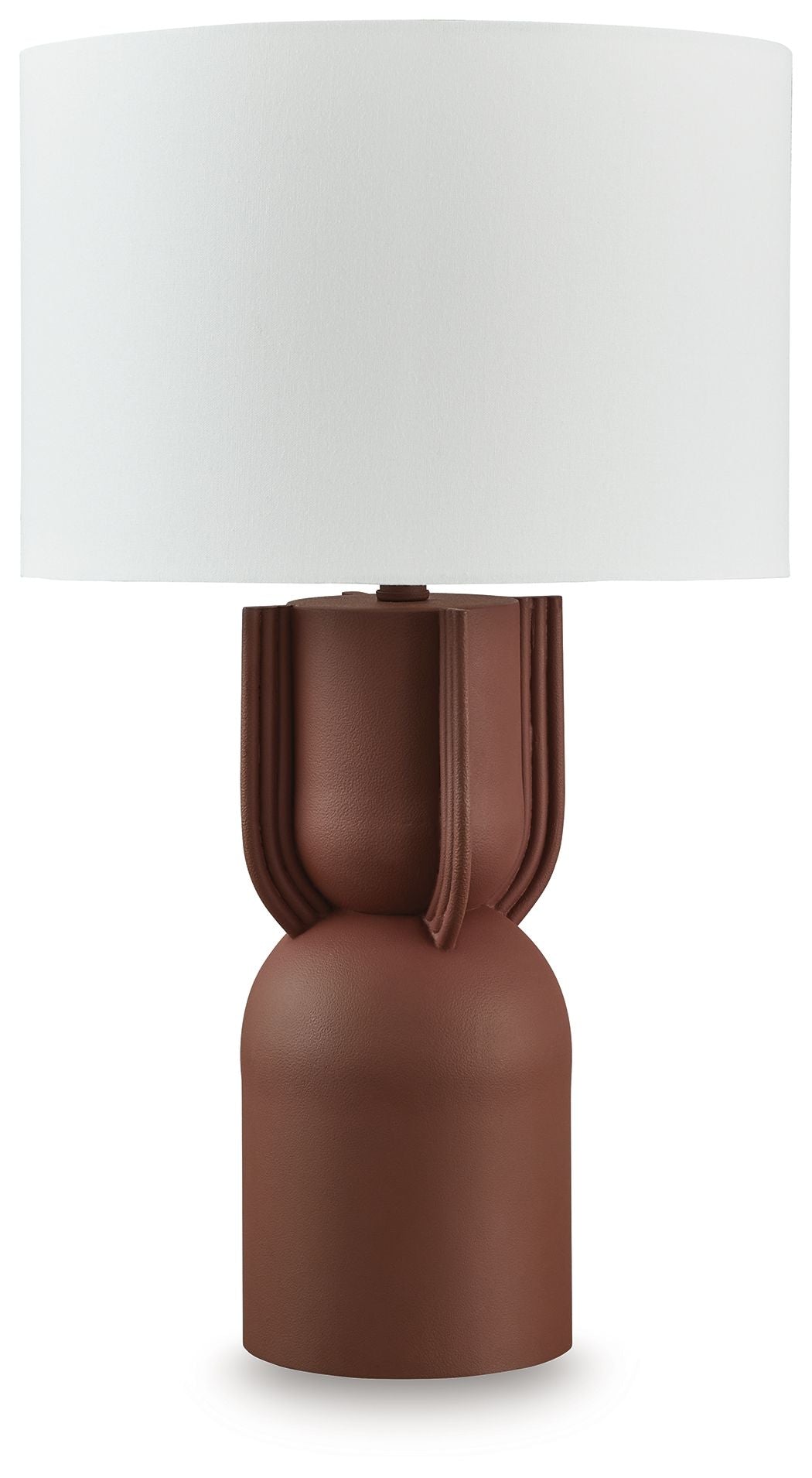 Rowandale - Metal Table Lamp - Brick Red - Image 1