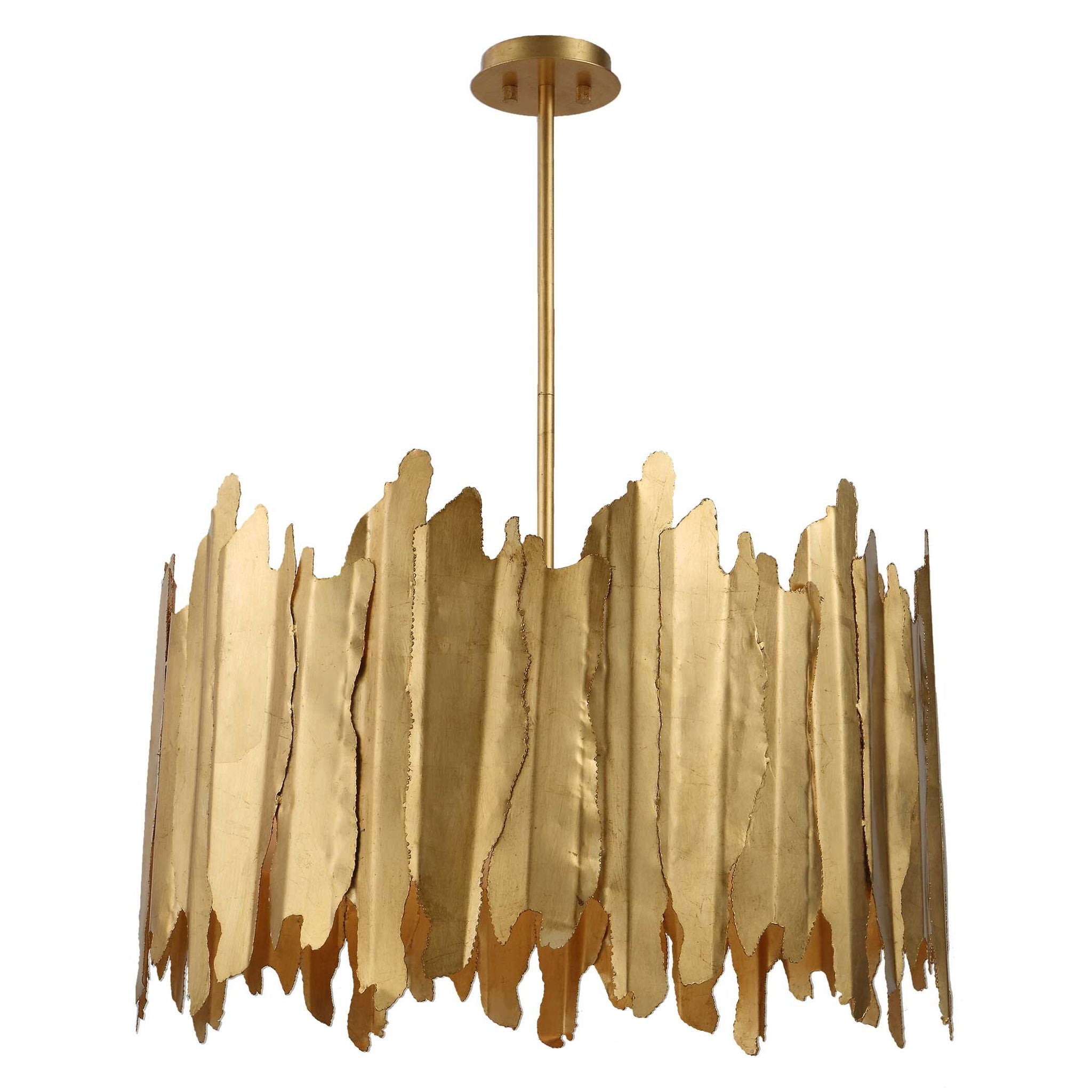 Golden - Gate 8 Light Industrial Pendant - Image 2