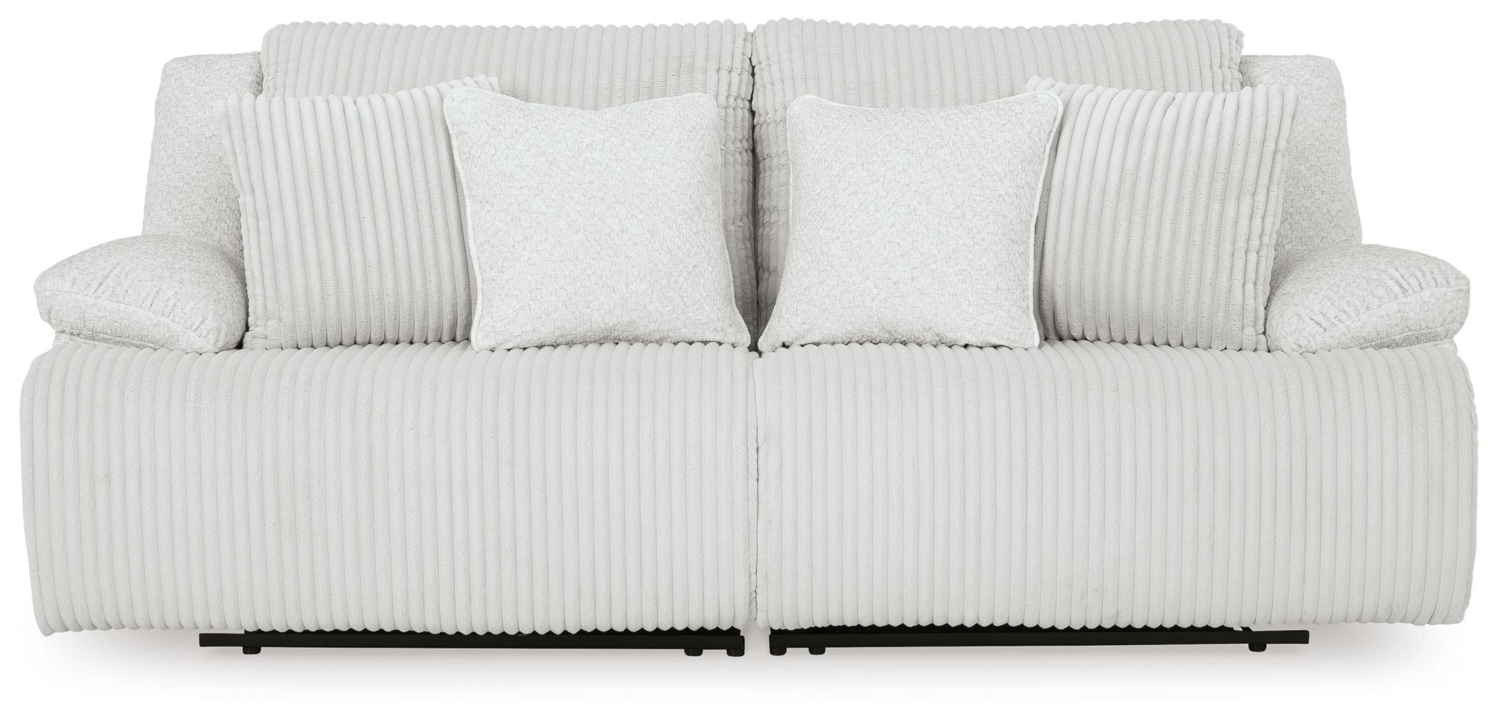 Top Tier - 2-Piece Sectional Loveseat With RAF And LAF Recliner - Alloy - Image 2