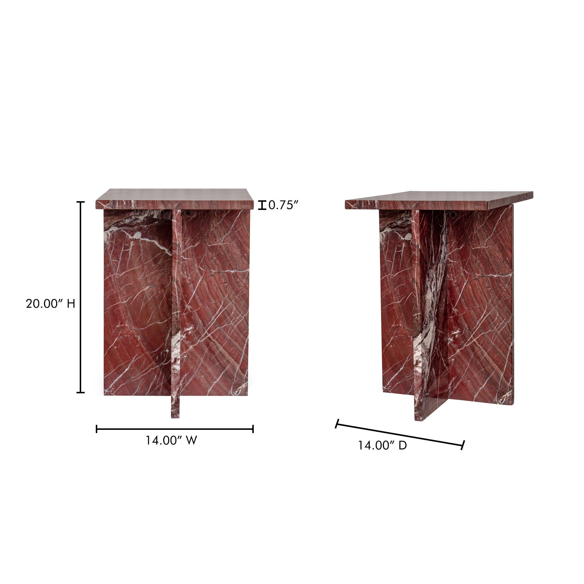 Blair - Accent Table - Rosso - Image 3