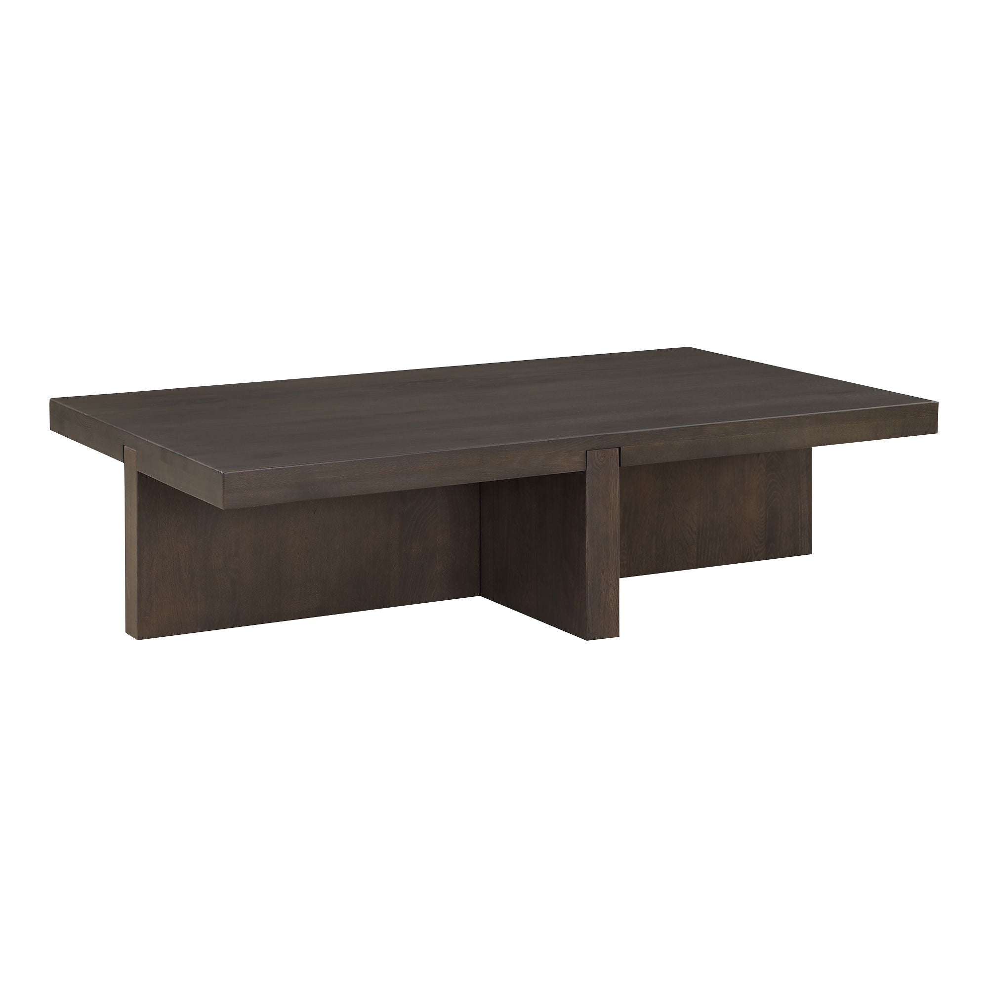 Folke - Rectangular Coffee Table - Dark Brown - Image 3