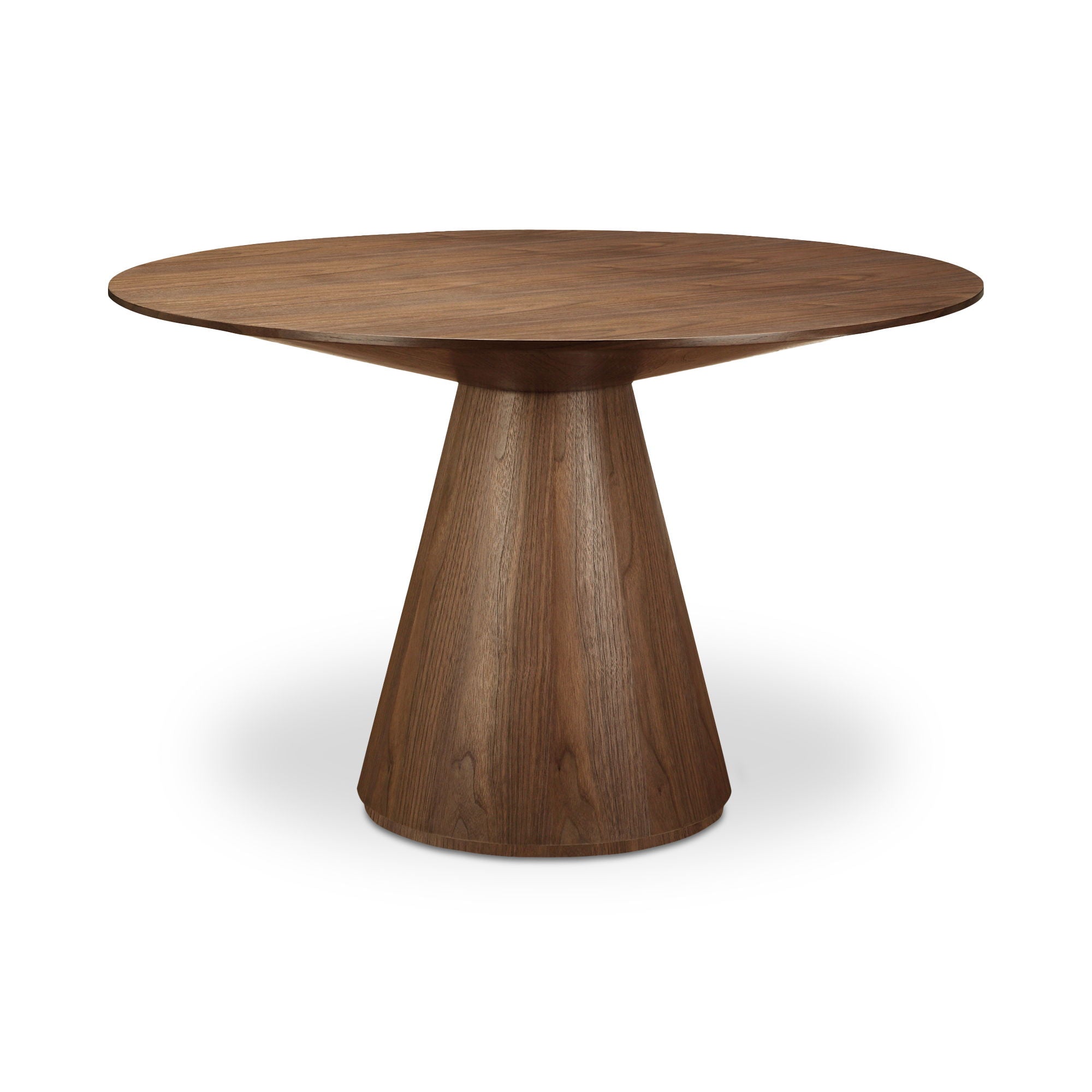 Otago - Round Dining Table - Natural Walnut - Image 1