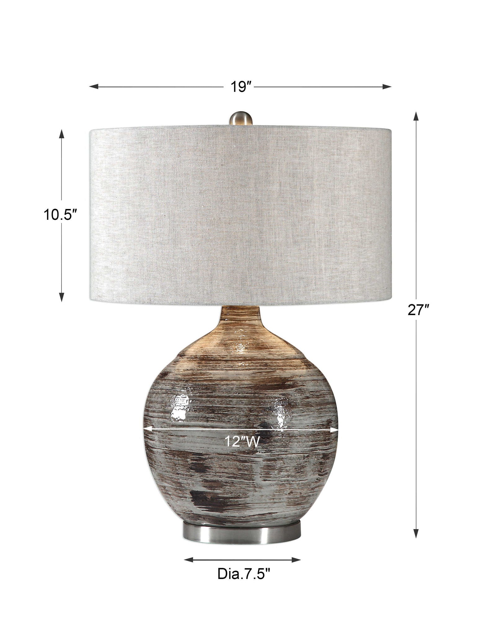 Tamula - Table Lamp - Distressed Ivory - Image 2