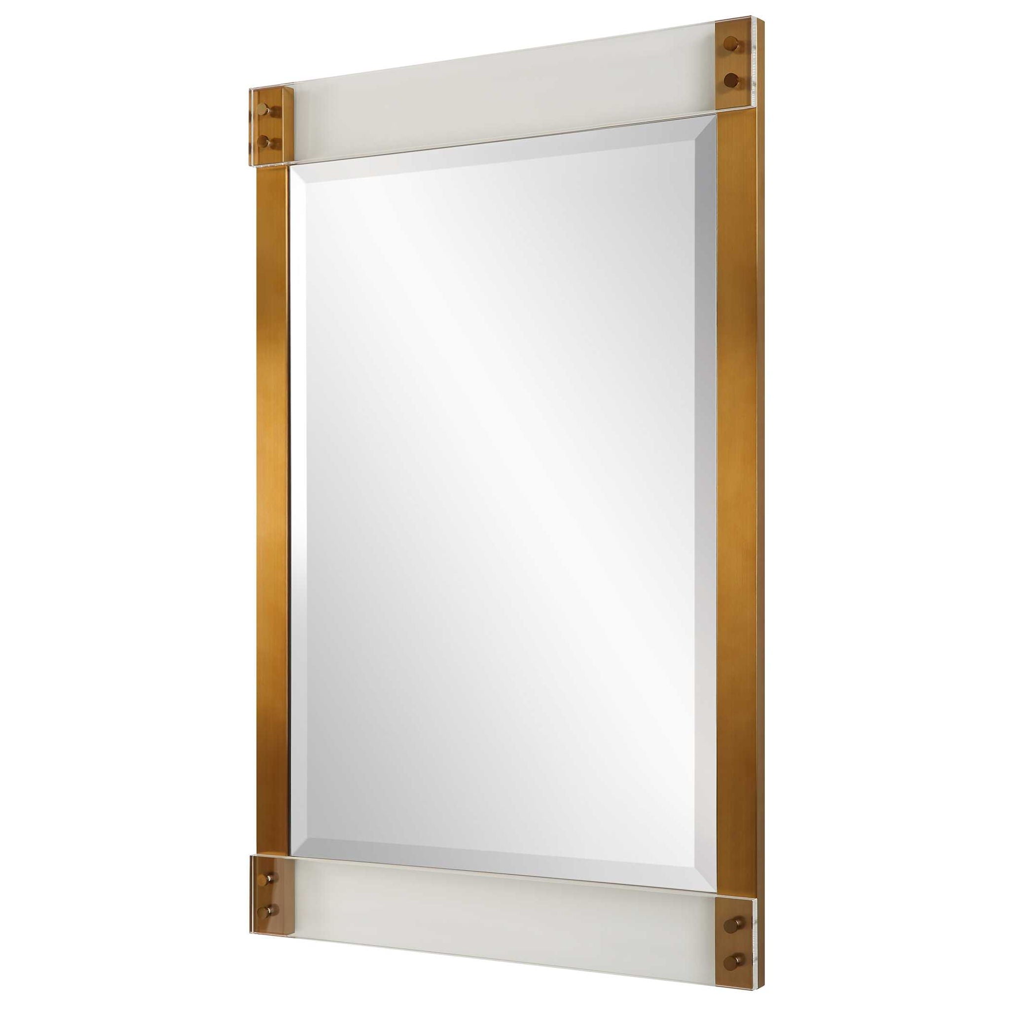 Nera - Plated Brass Mirror - Image 2