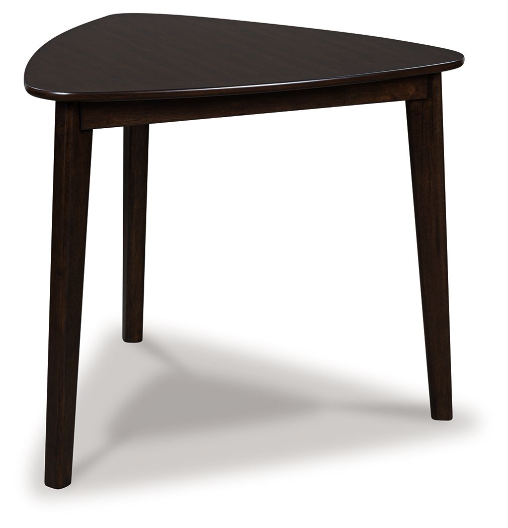 Mallenette – Triangle Dining Room Table – Merlot