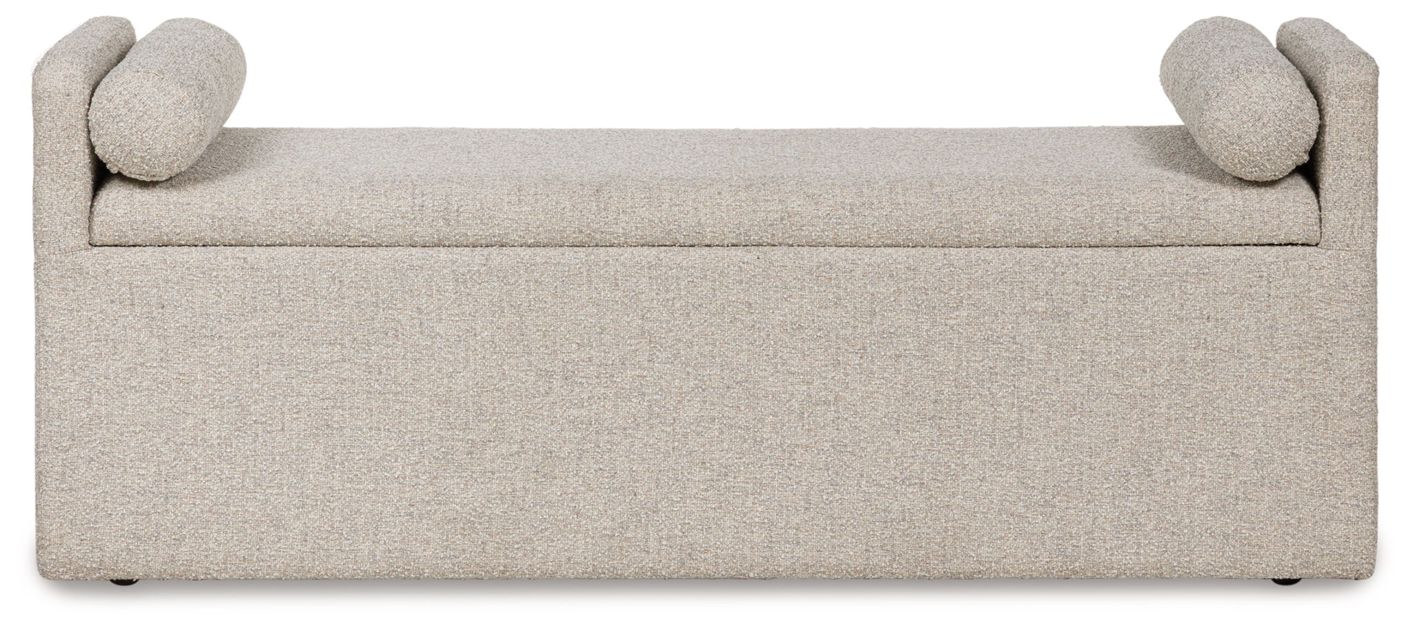 Galliden - Large Upholstered Dining Room Bench - Beige - Image 2