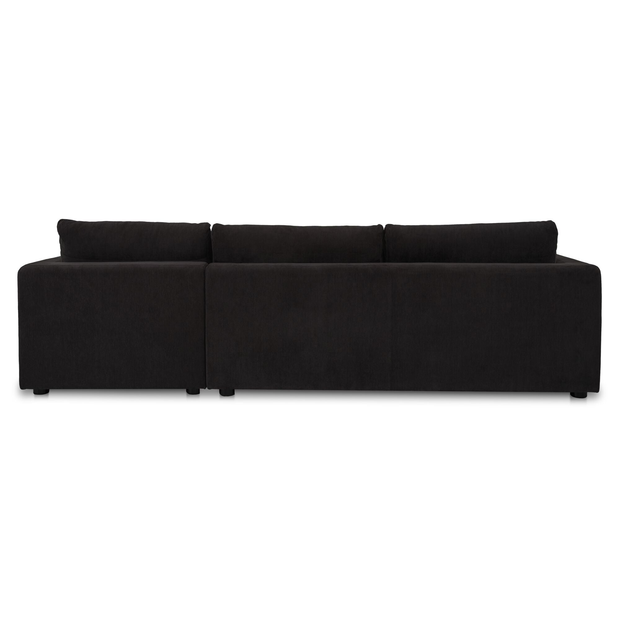 Burrow - Sleeper Sectional With Right Storage Chaise - Black - Image 2