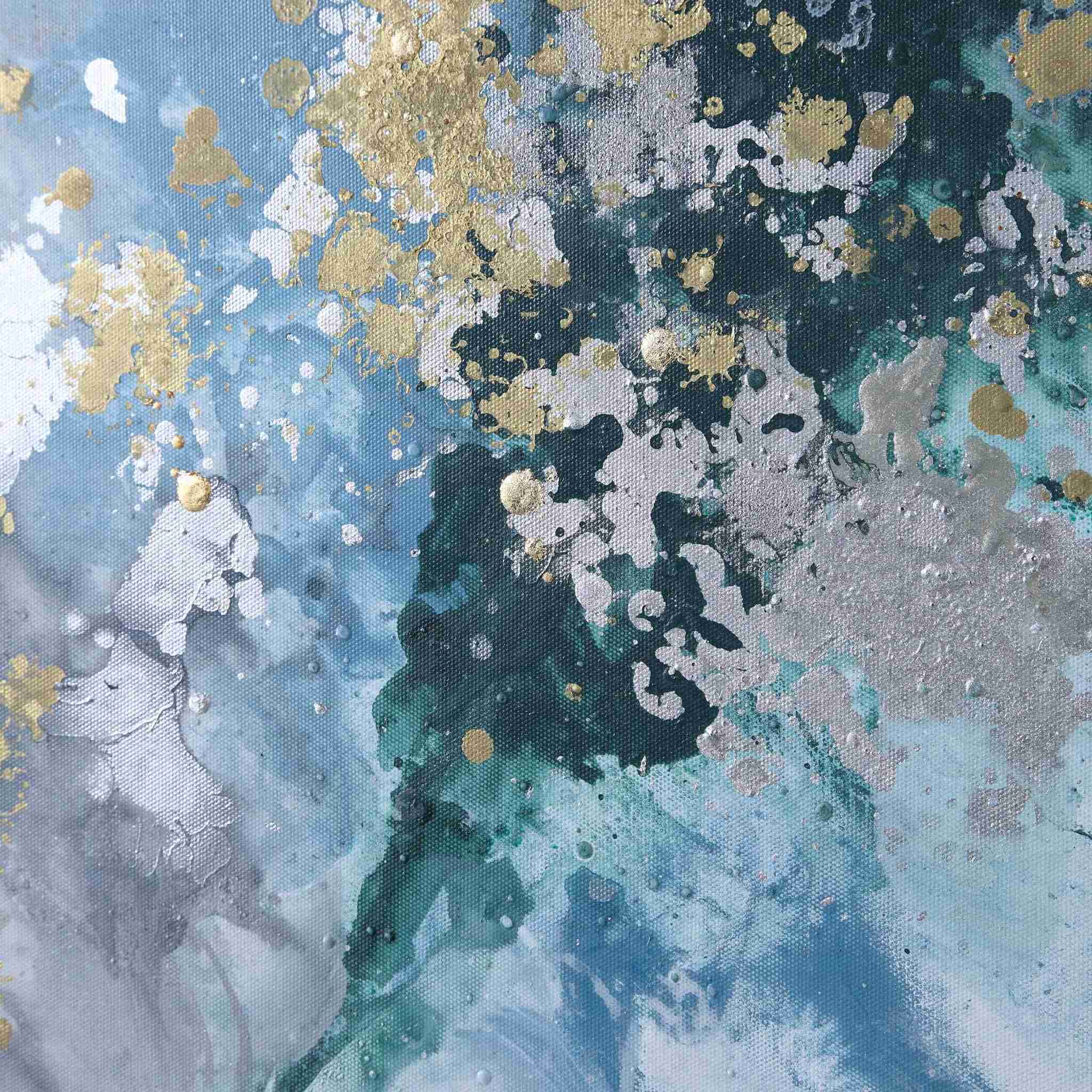 Mercury Hand - Abstract Art - Blue - Image 2