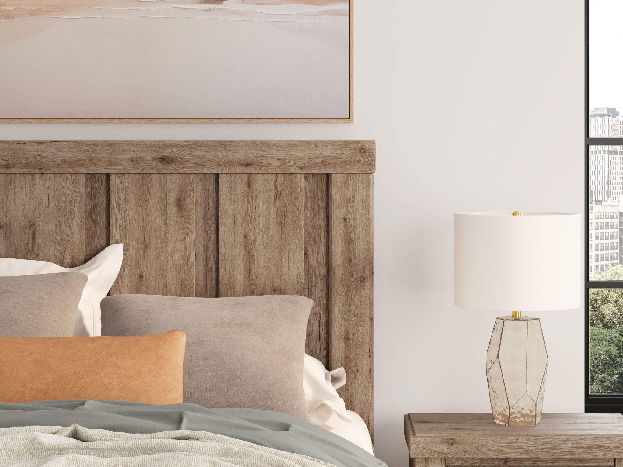 Oliandon - Panel Bed - Image 3