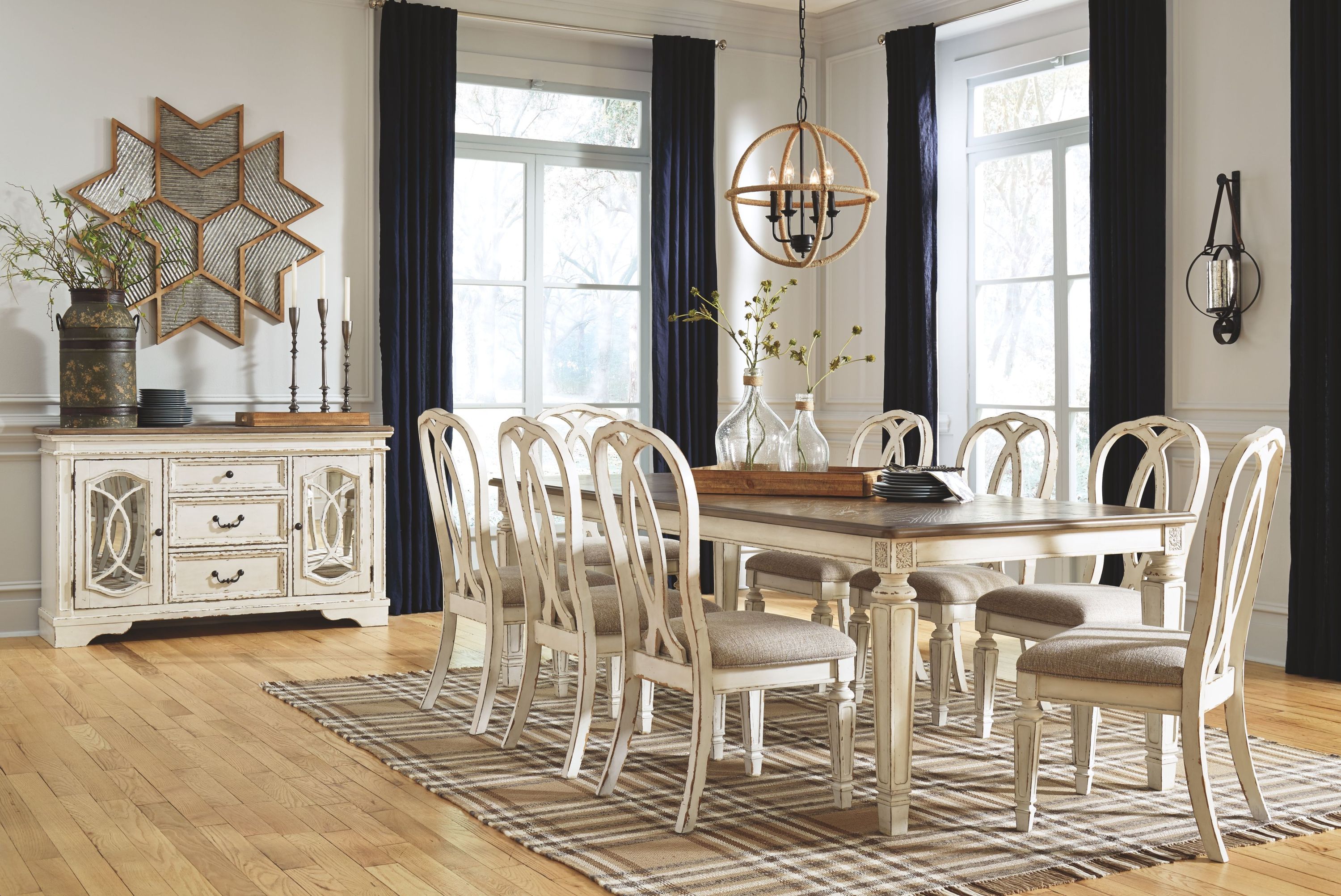 Realyn - Rectangular Dining Room Extension Table - Chipped White - Image 2