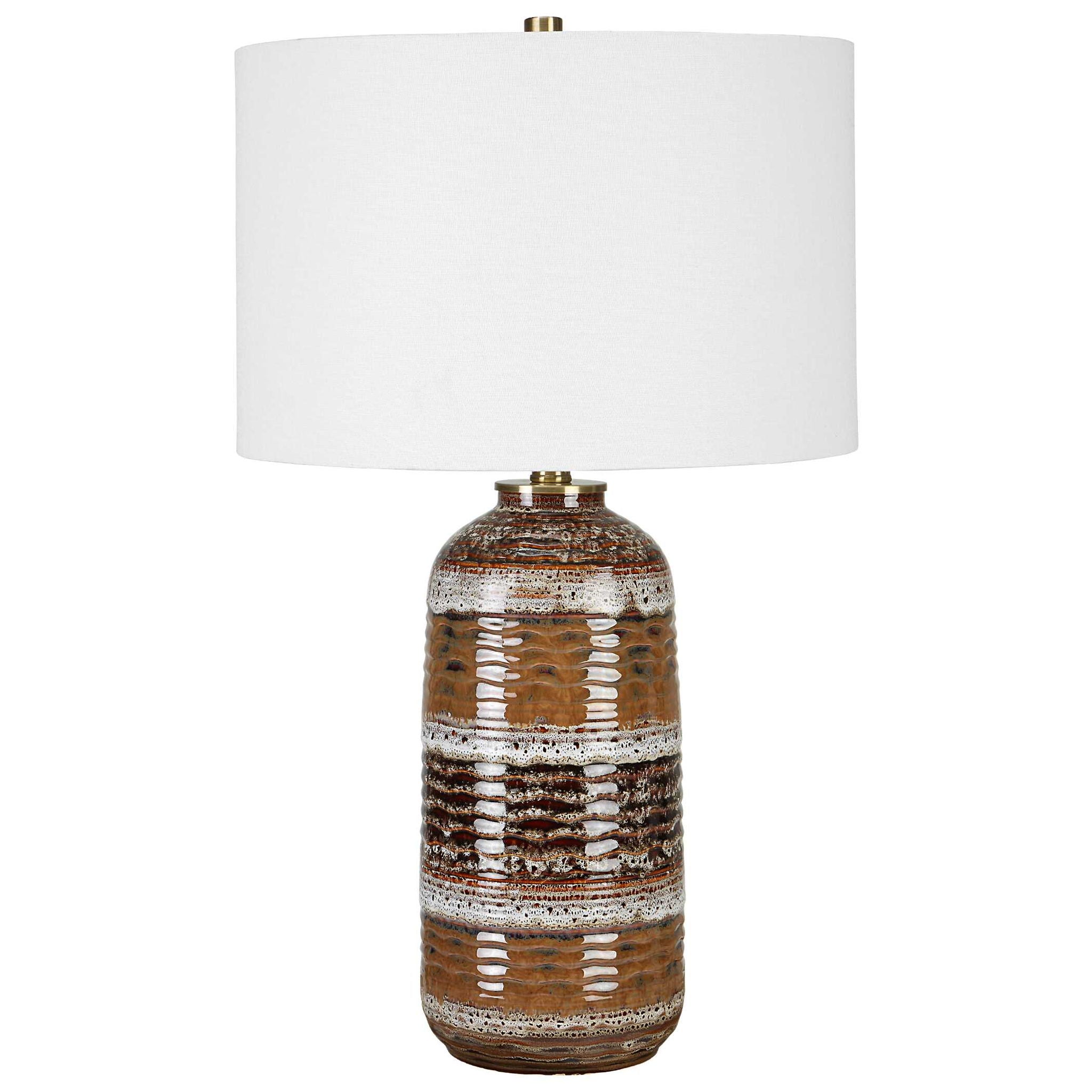 Roan - Artisian Table Lamp - Dark Brown - Image 2