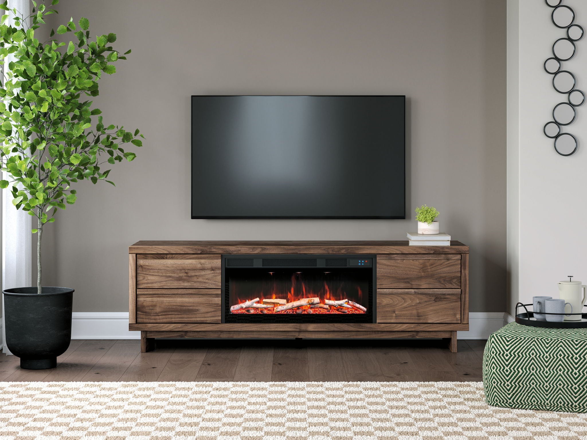 Zadilyn - TV Stand With Fireplace Option - Image 3