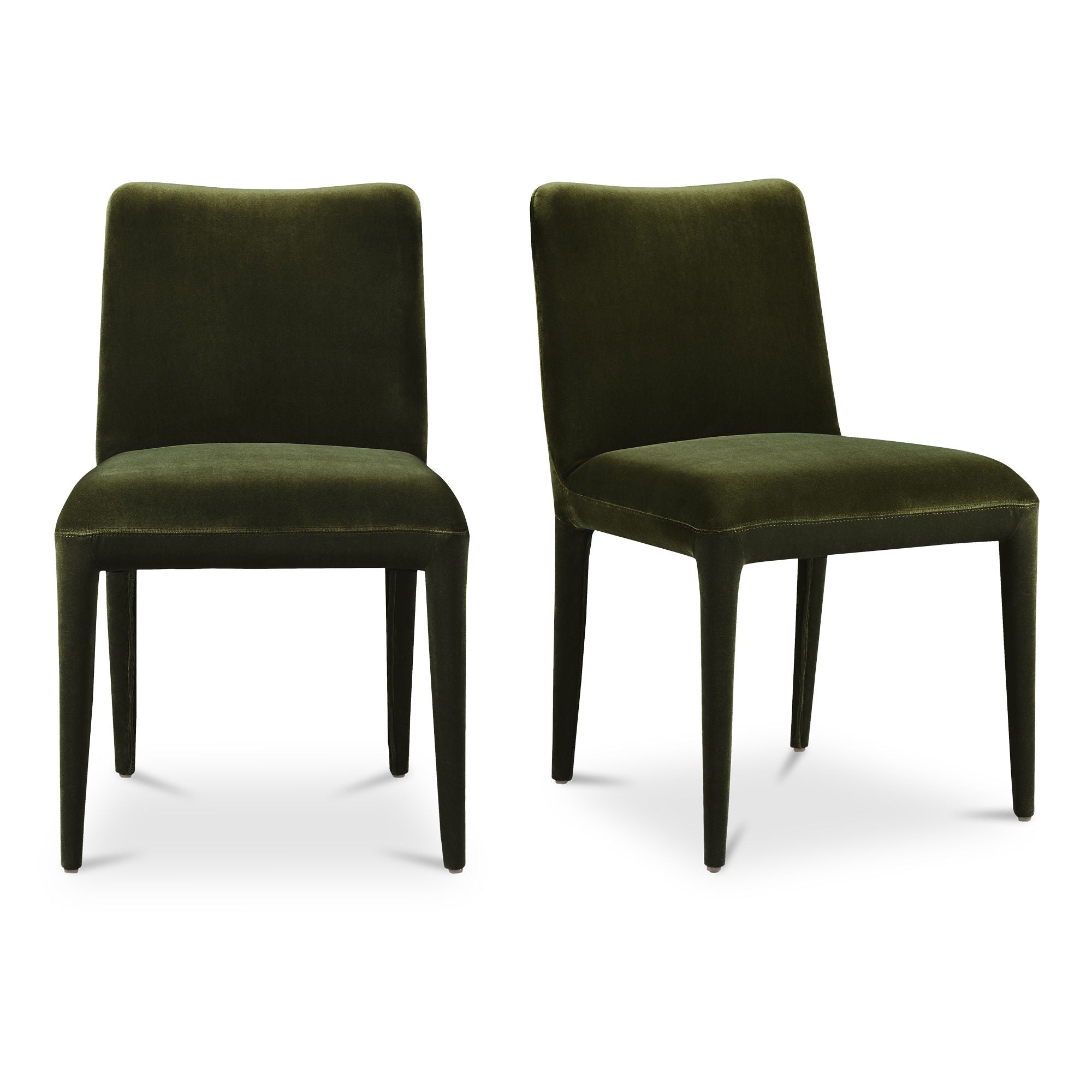 Calla - Velvet Dining Chair (Set of 2) - Green - Image 2