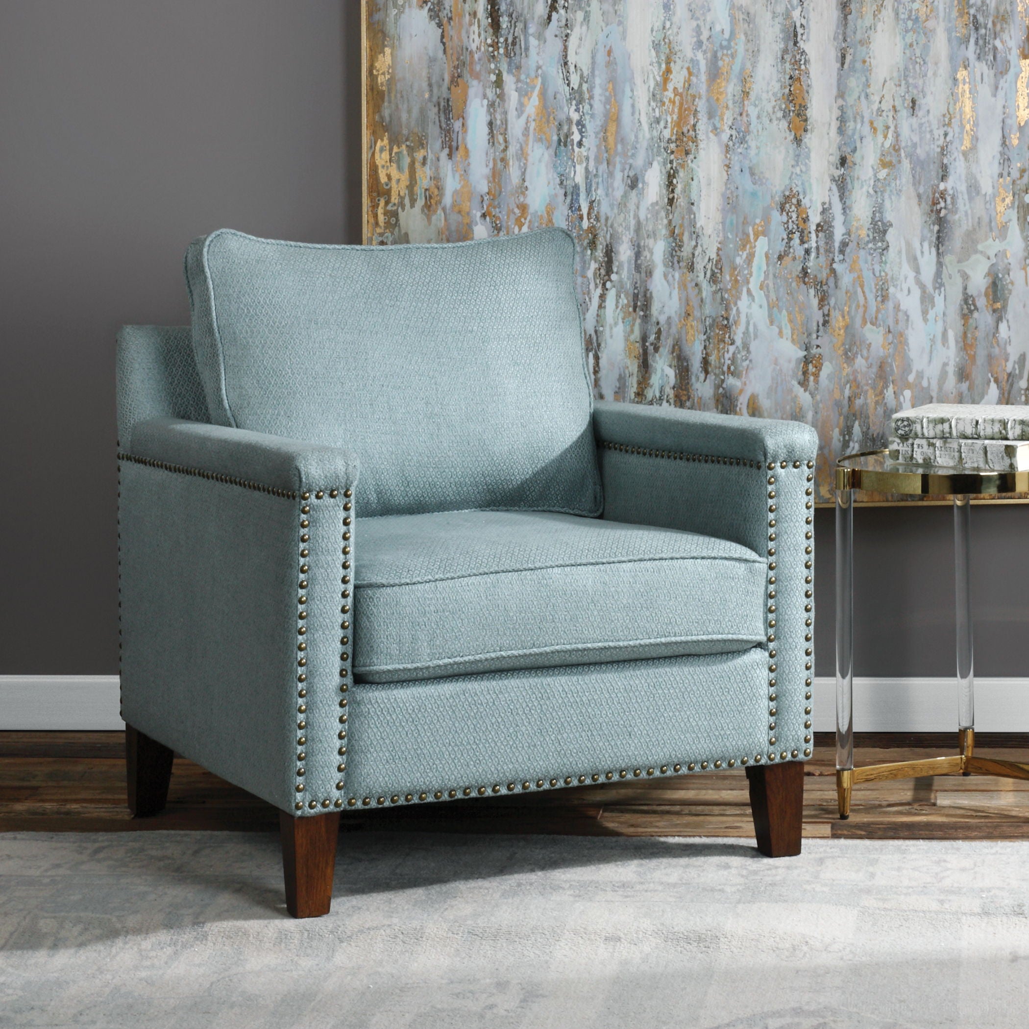 Charlotta - Accent Chair - Sea Mist - Image 3