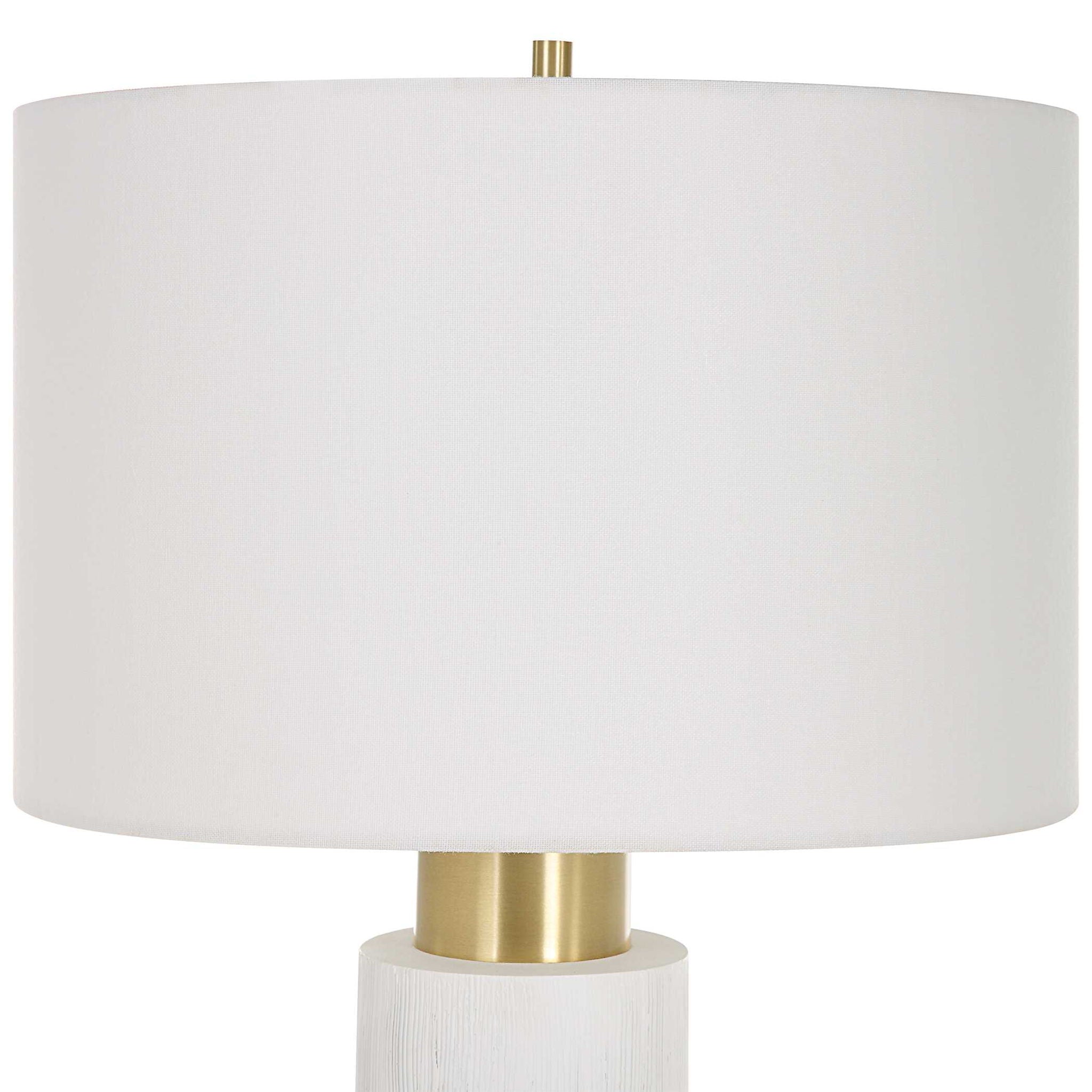 Ruse - Whitewashed Table Lamp - Image 2