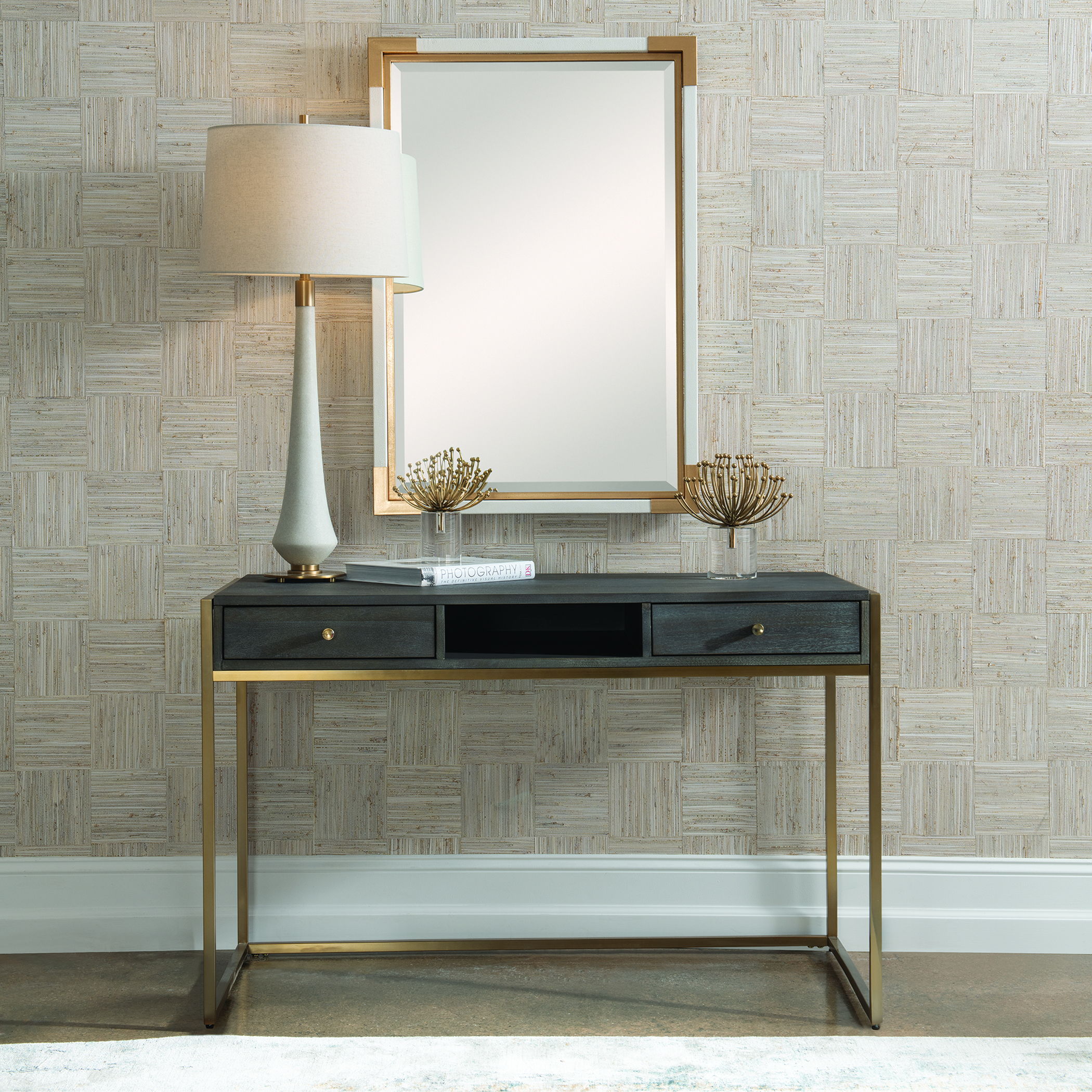 Taja - Modern Writing Desk - Image 2
