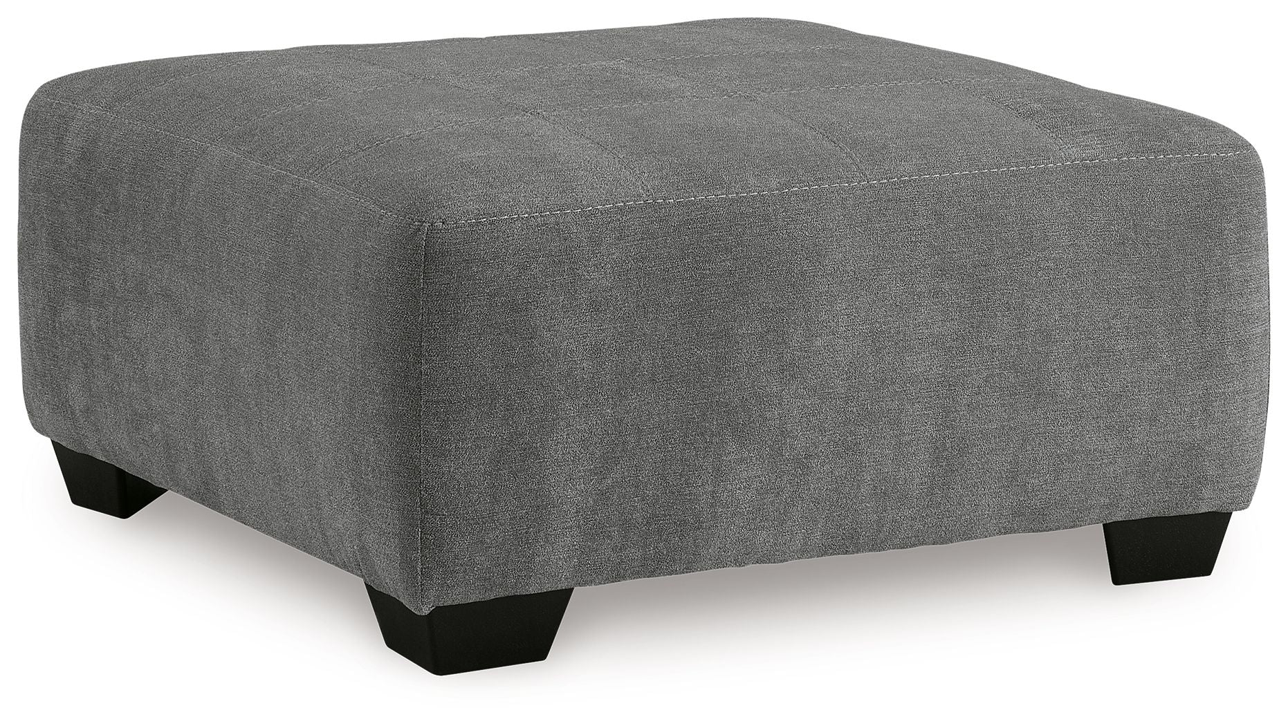 Birkdale Court – Oversized Accent Ottoman – Gray